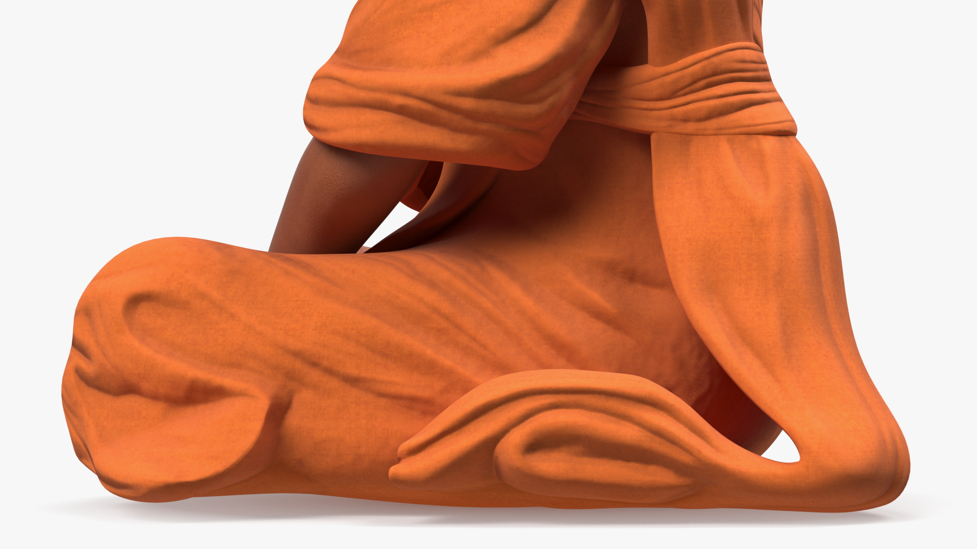 Buddhist Monk Meditation 3D model