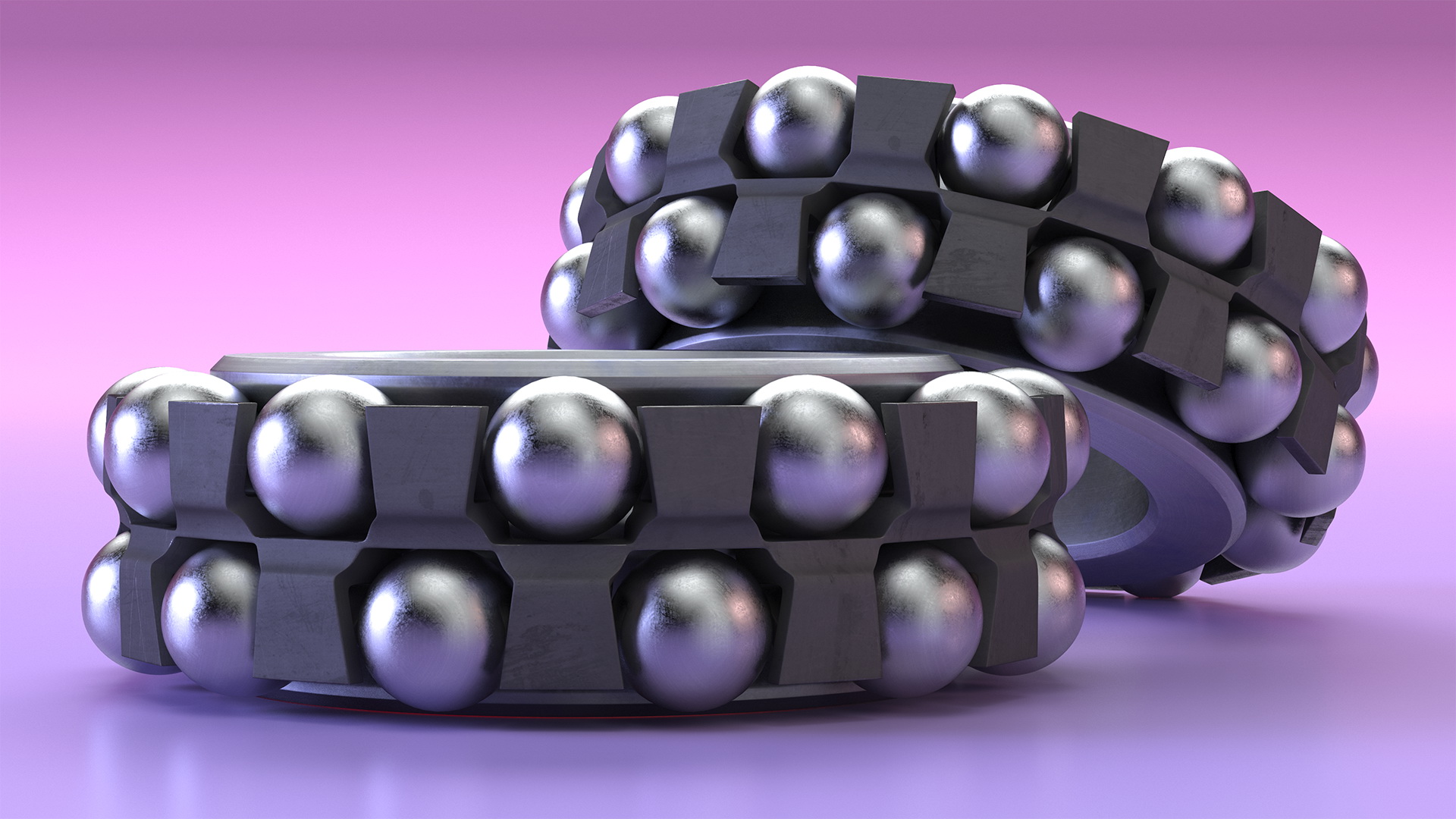 Inside Ball Bearing 3D model