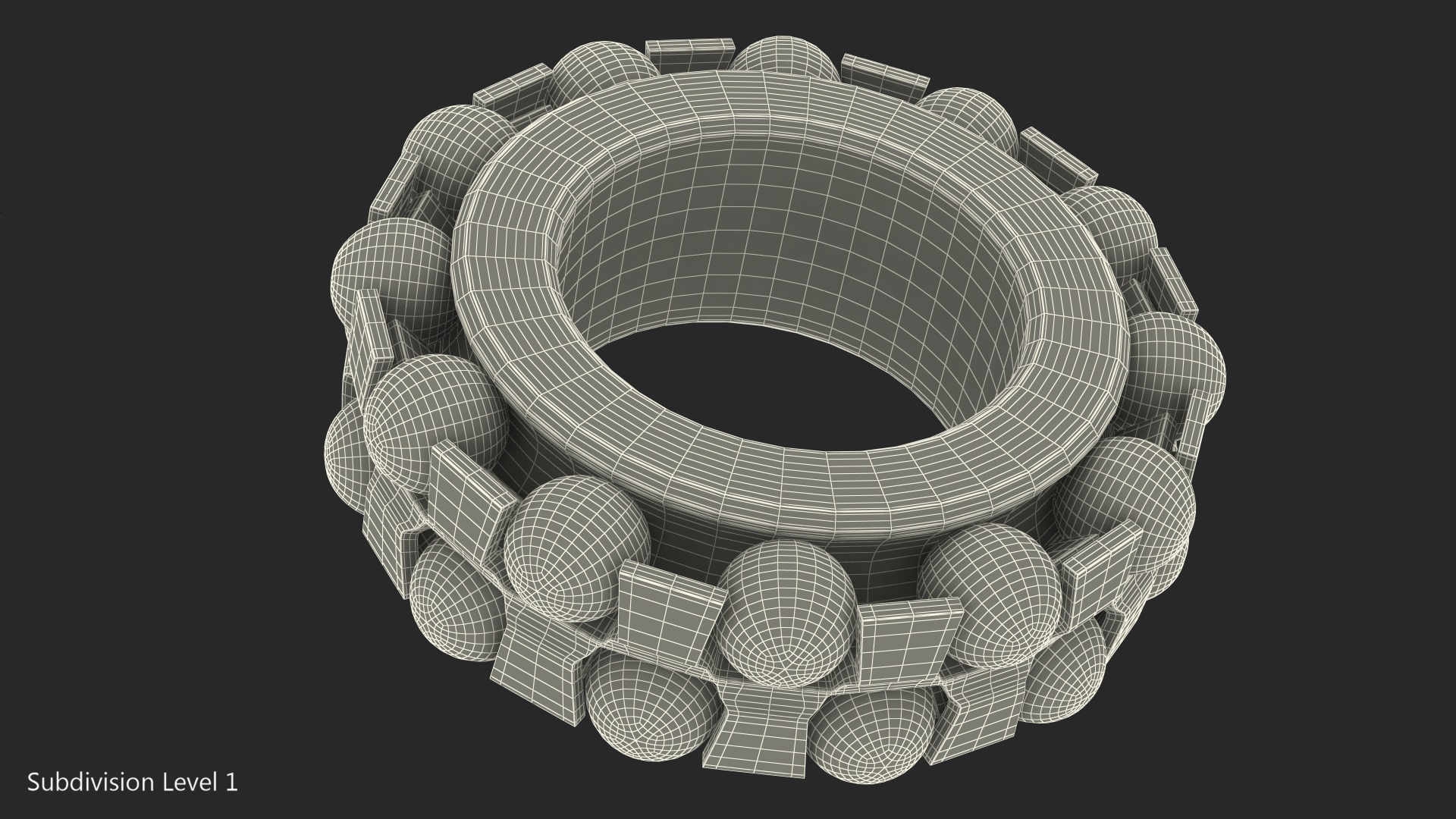 Inside Ball Bearing 3D model