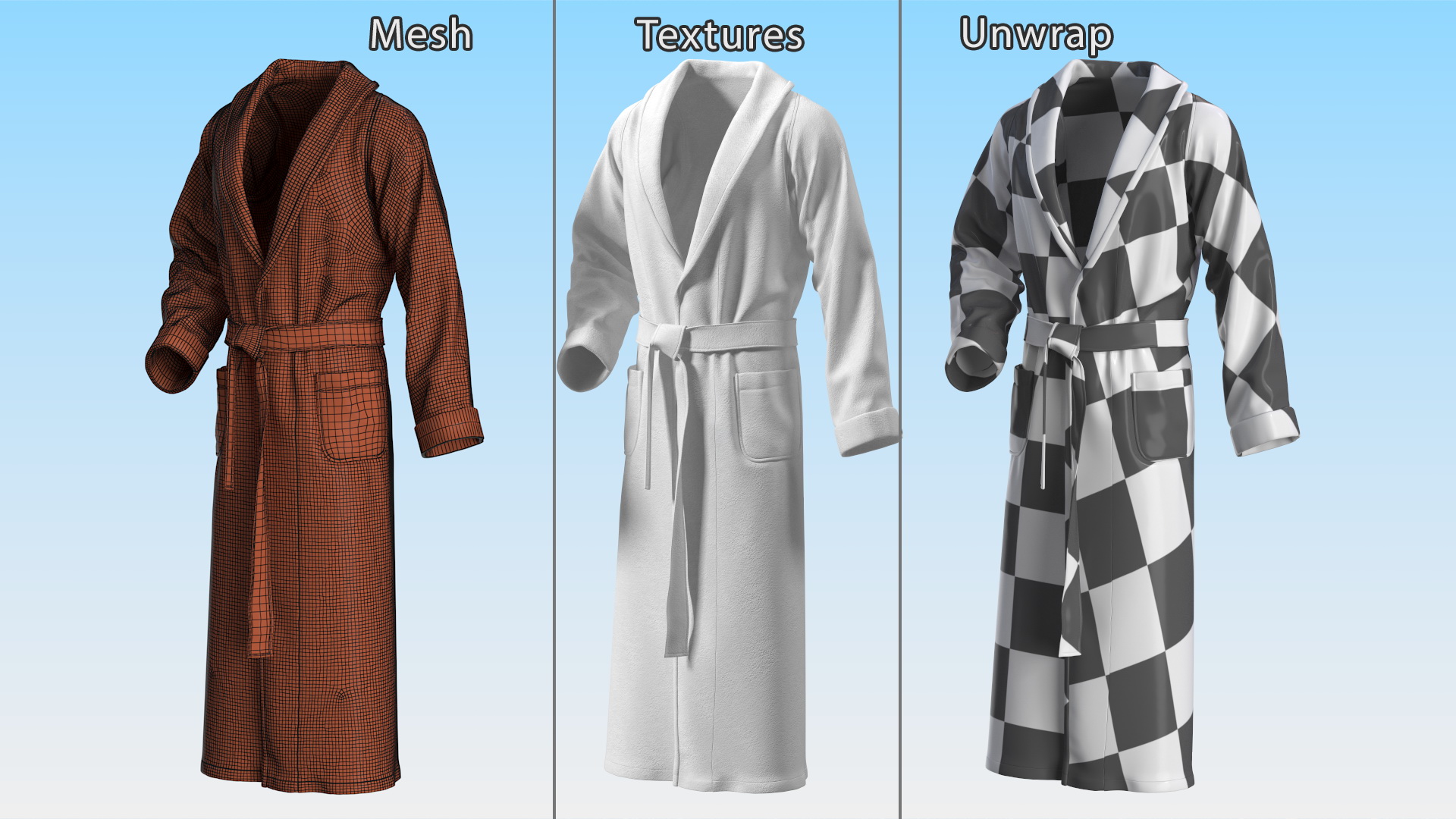 Spa Bathrobe 3D