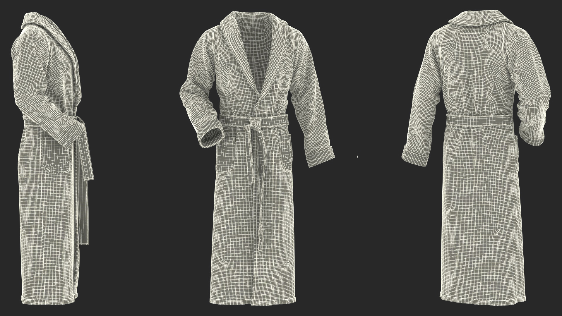 Spa Bathrobe 3D