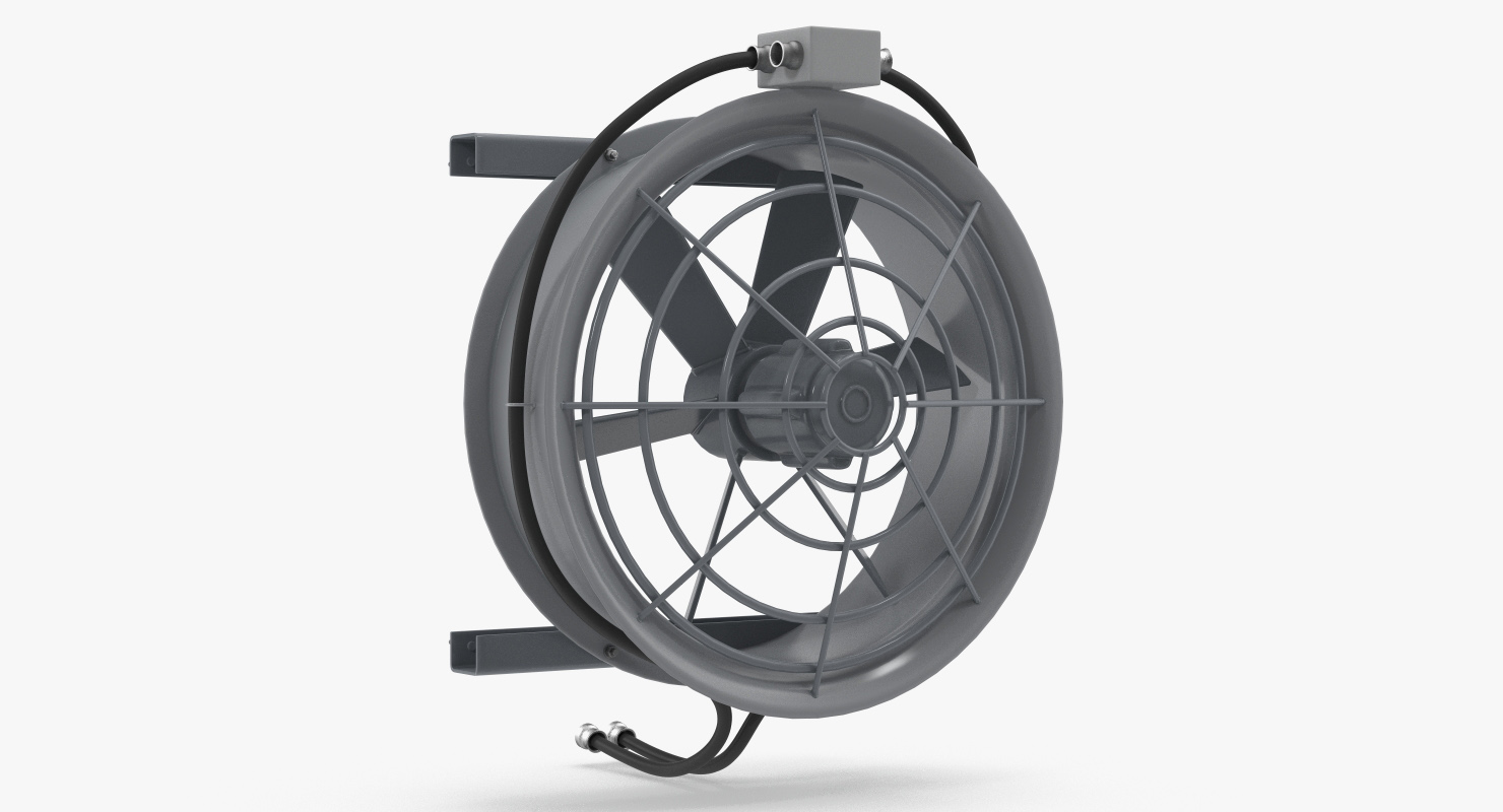 3D Industrial Fan Cooler