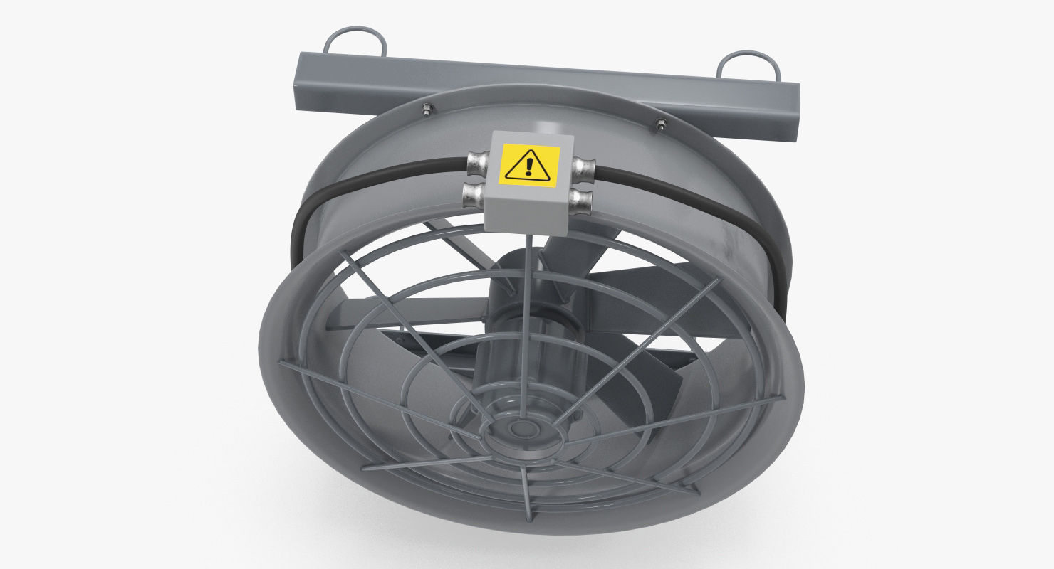 3D Industrial Fan Cooler