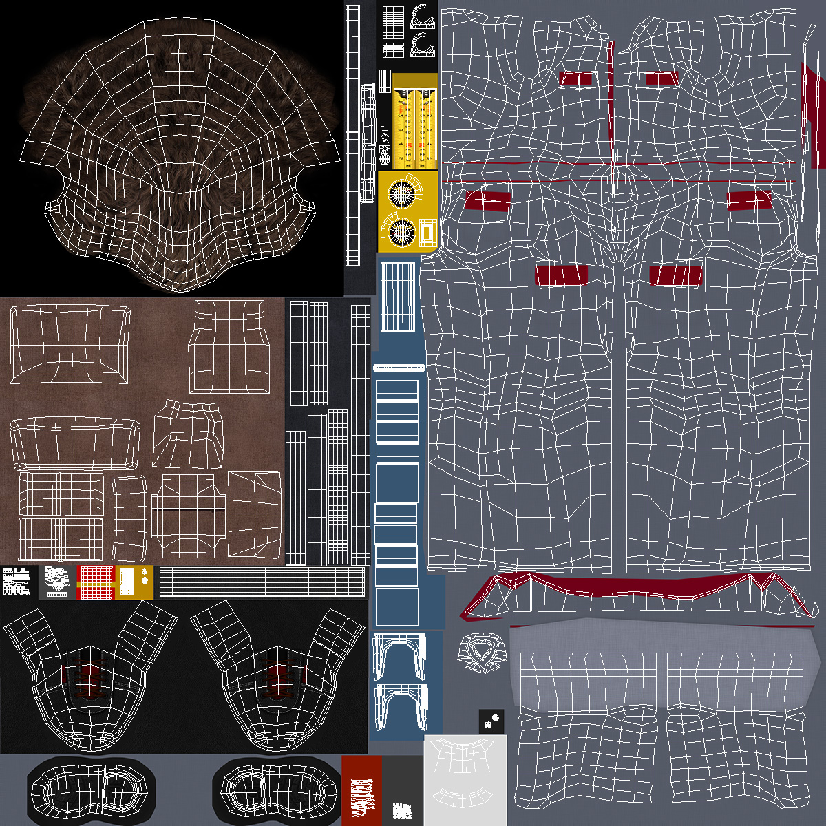 3D model Construction Site With Workers