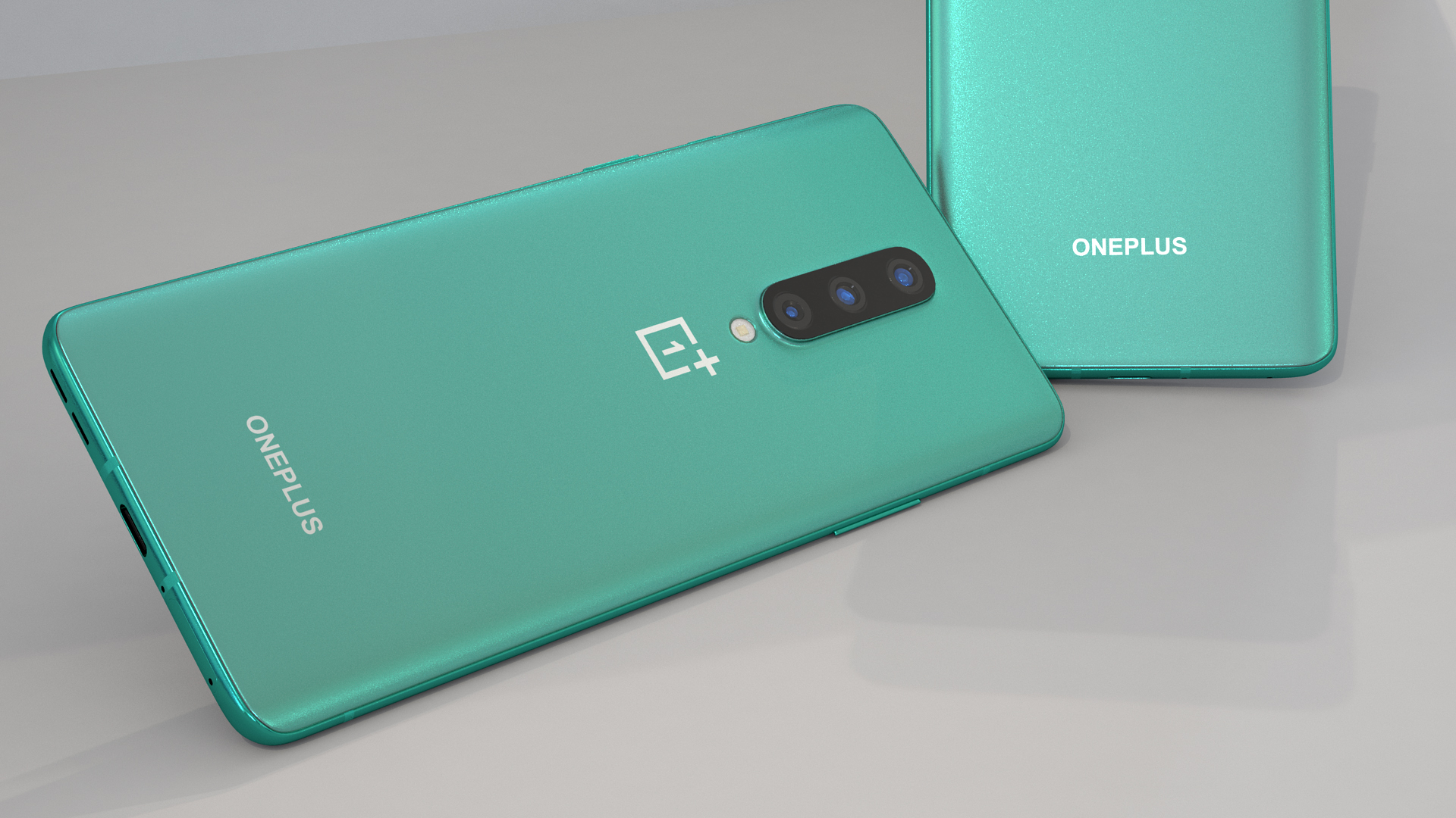 3D OnePlus 8 Glacial Green model