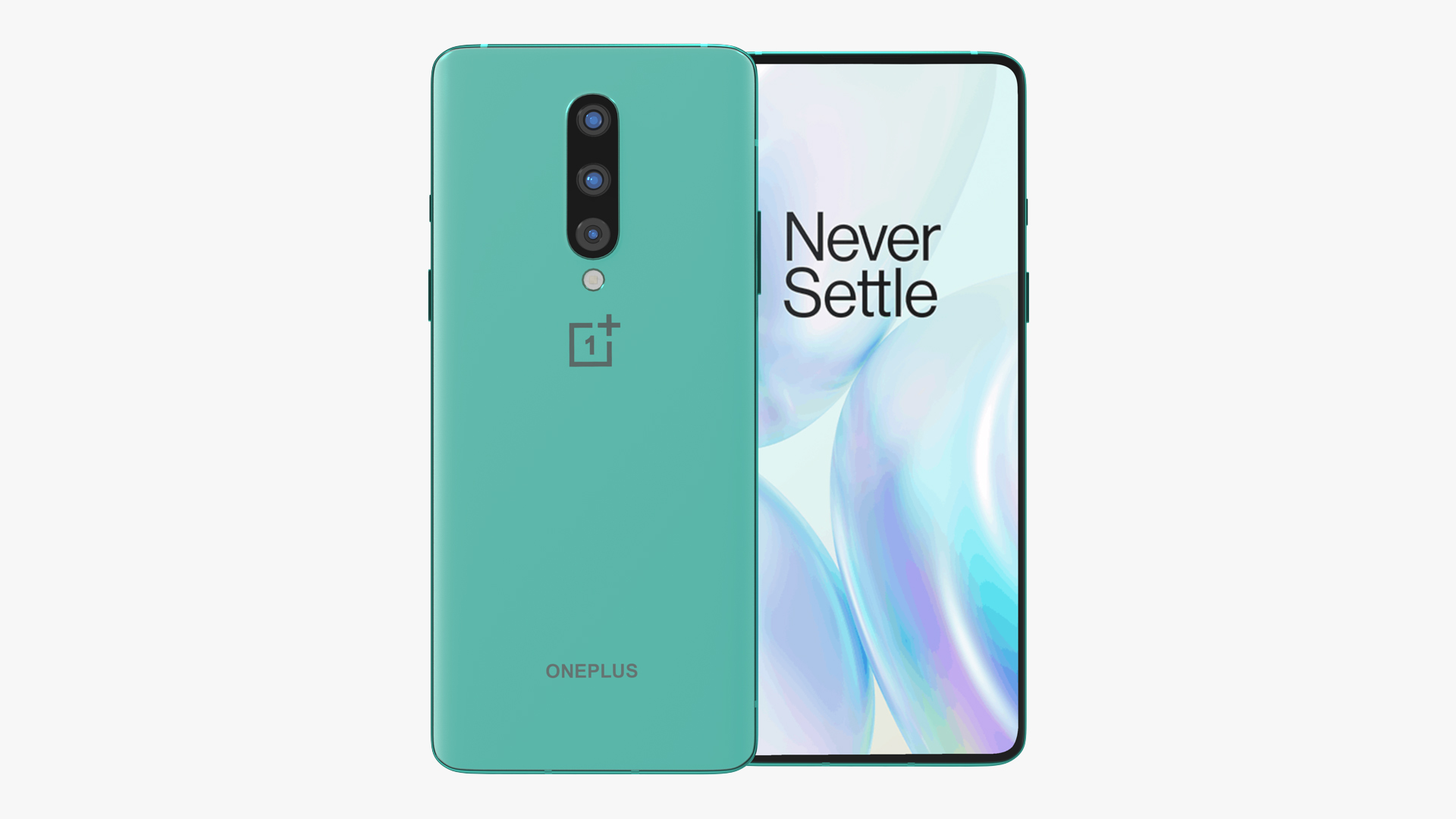 3D OnePlus 8 Glacial Green model