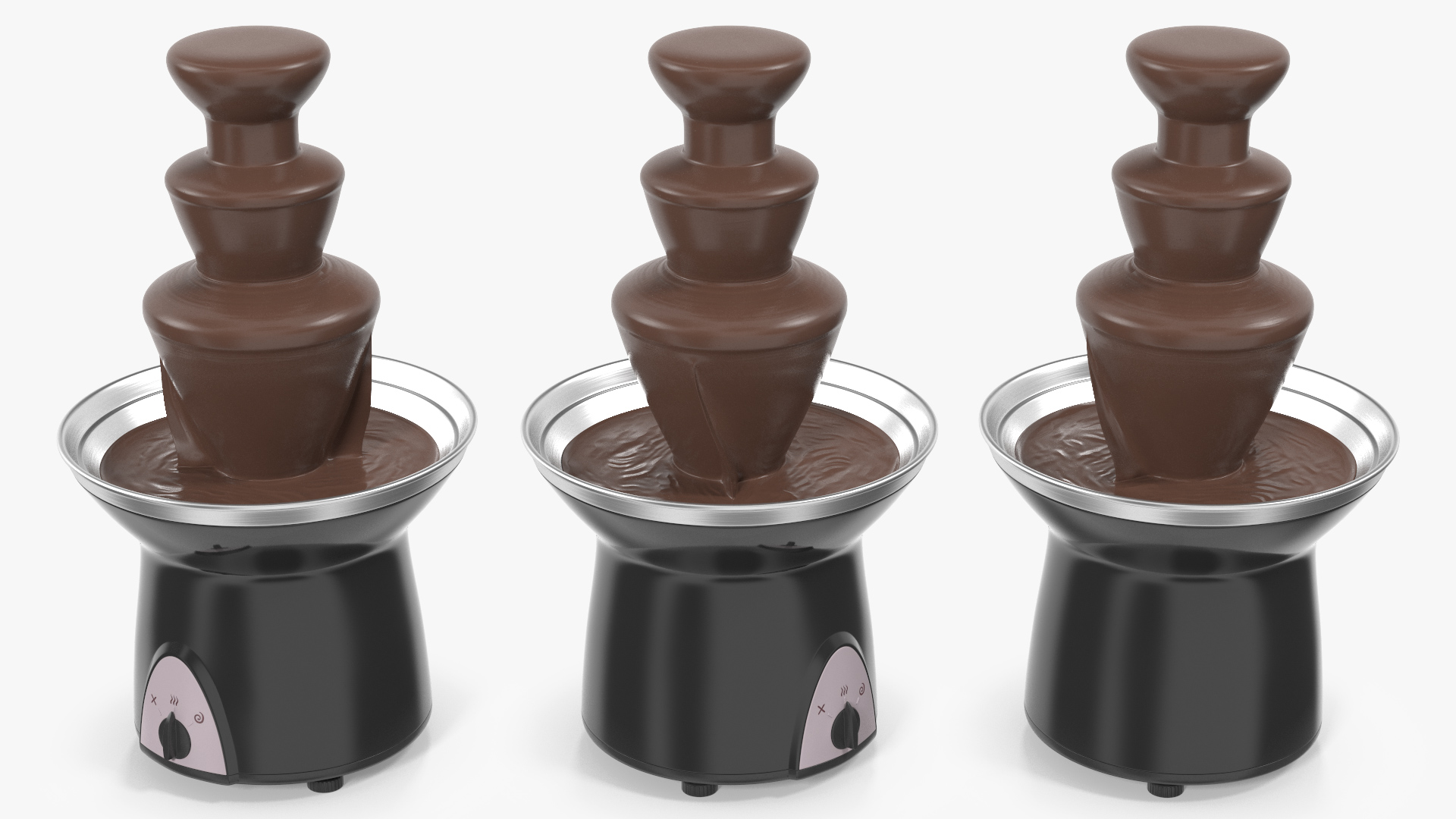 Chocolate Fountain Machine Fondue Maker 3D model