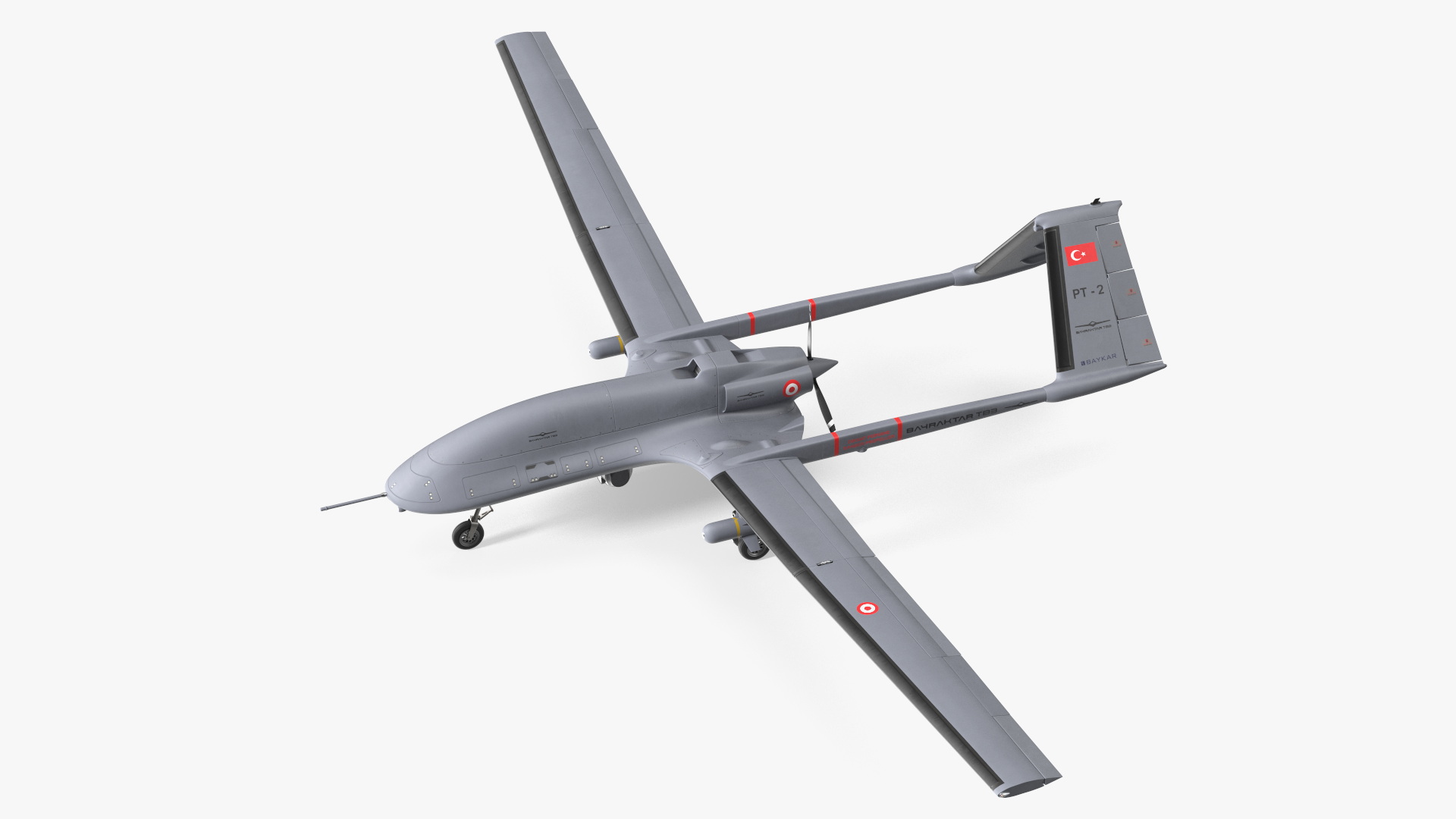 3D Bayraktar TB3 UCAV model