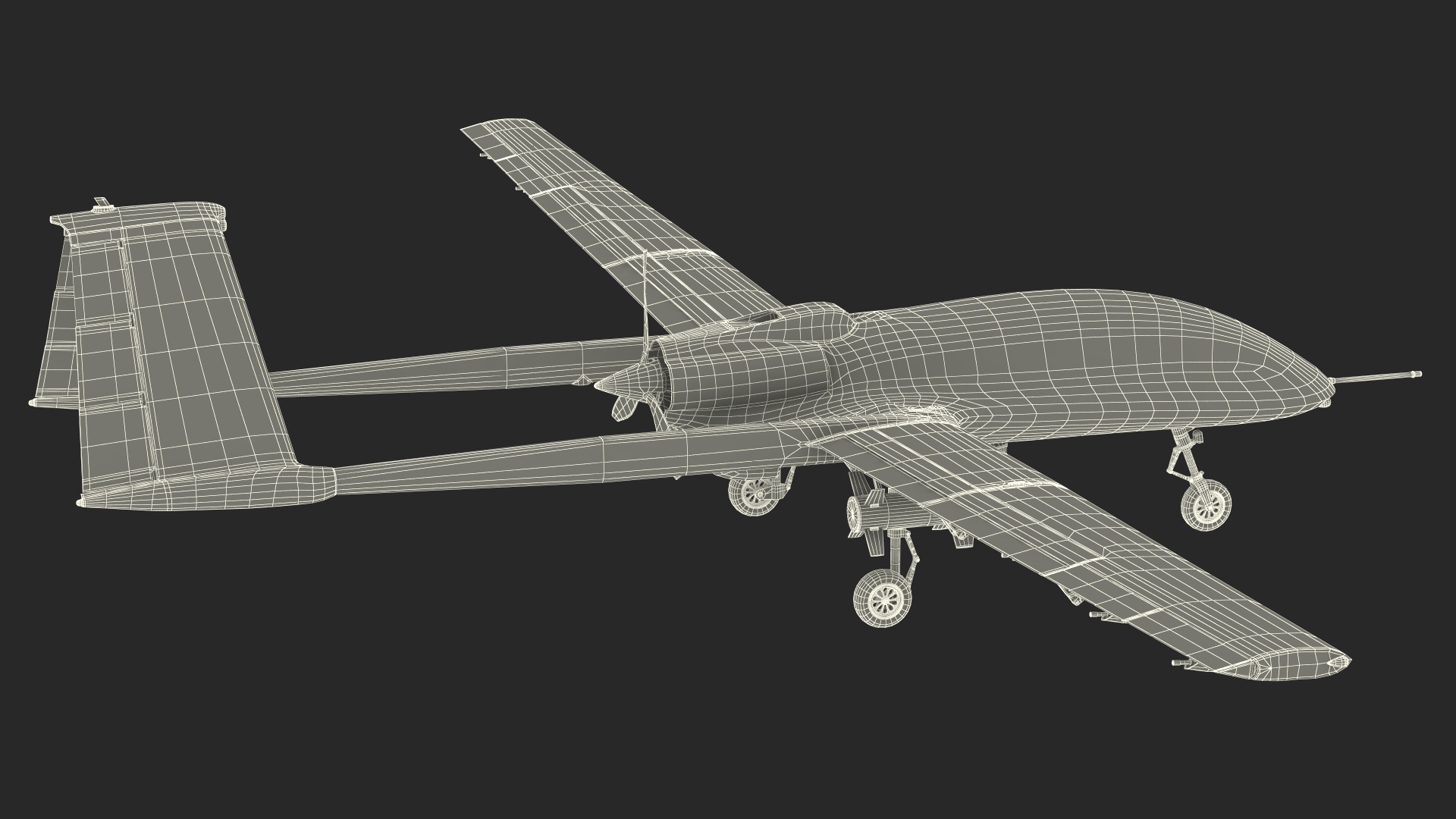 3D Bayraktar TB3 UCAV model