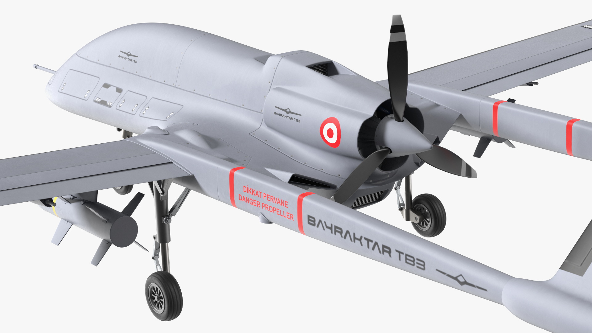 3D Bayraktar TB3 UCAV model