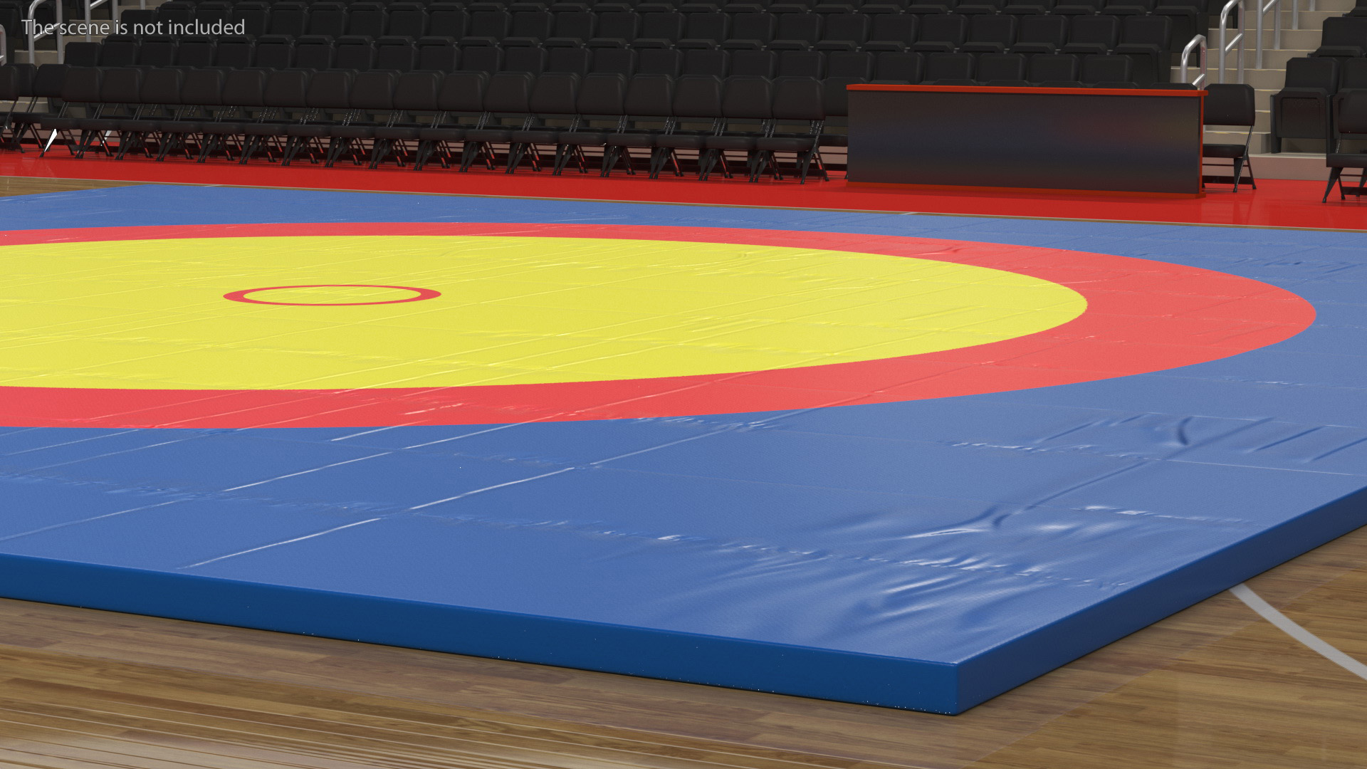 3D Olympic Wrestling Mat