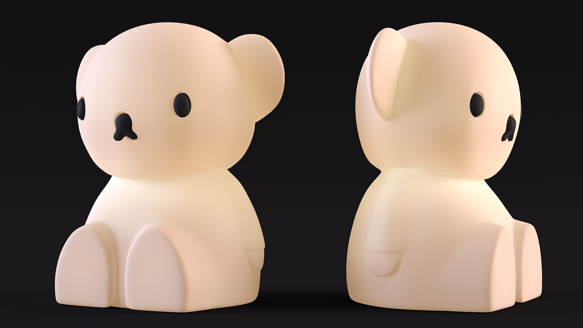 3D Lamp Shape Bear Light