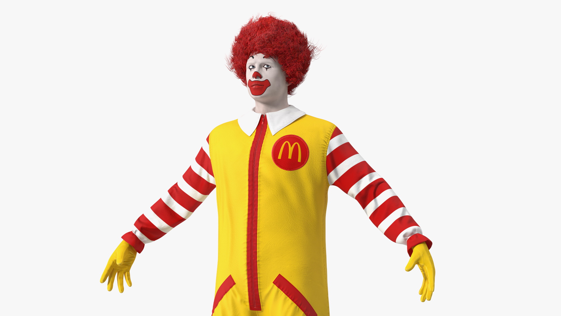 McDonalds Clown Fur 3D model