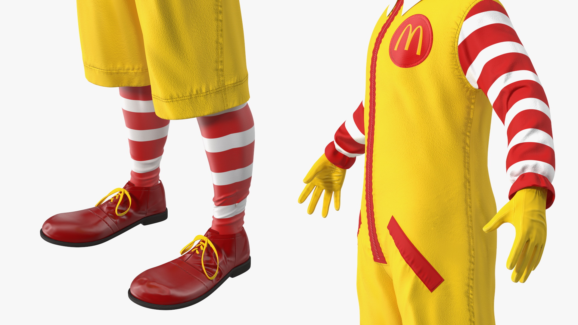 McDonalds Clown Fur 3D model