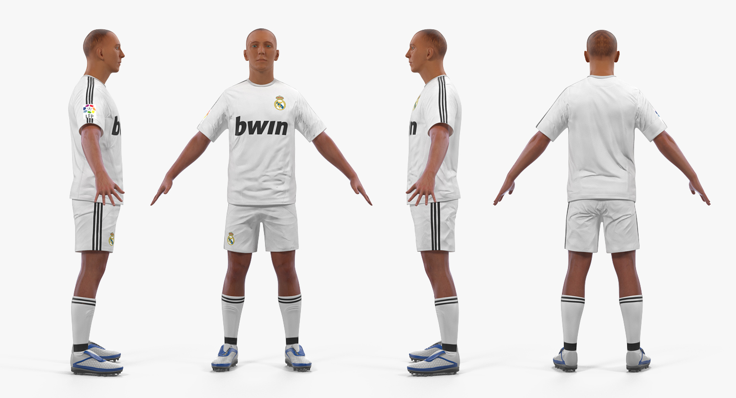 Soccer or Football Player Real Madrid 3D