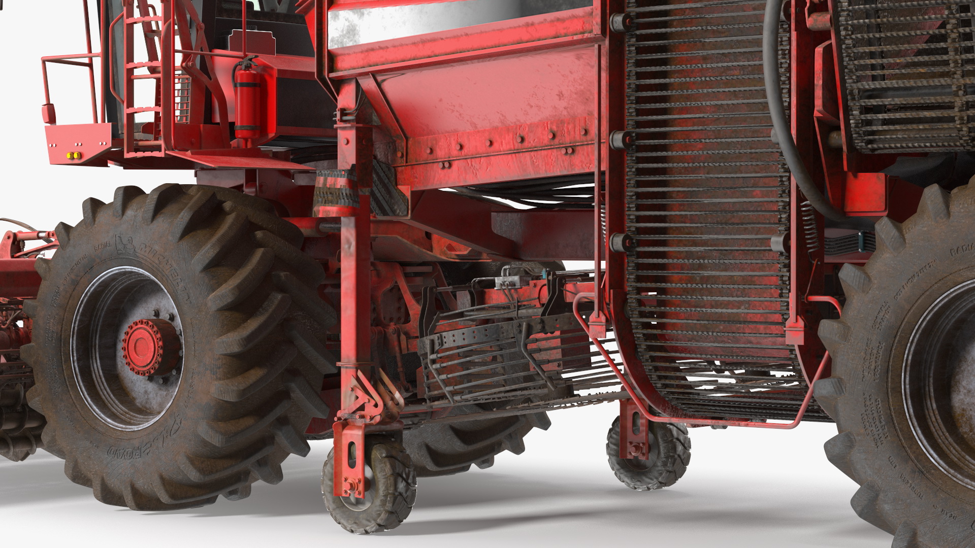 3D model Dirty Beet Harvester HOLMER Terra Dos T4-30 Rigged