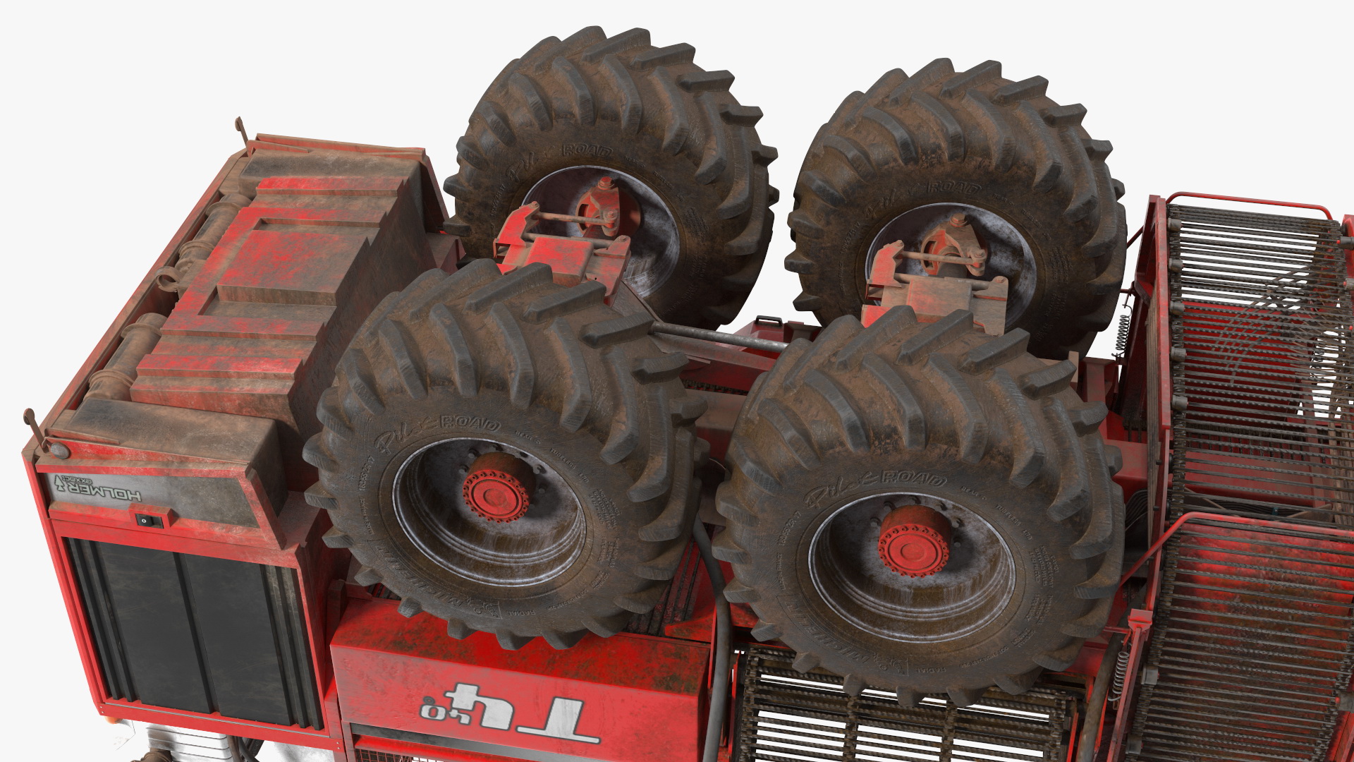 3D model Dirty Beet Harvester HOLMER Terra Dos T4-30 Rigged