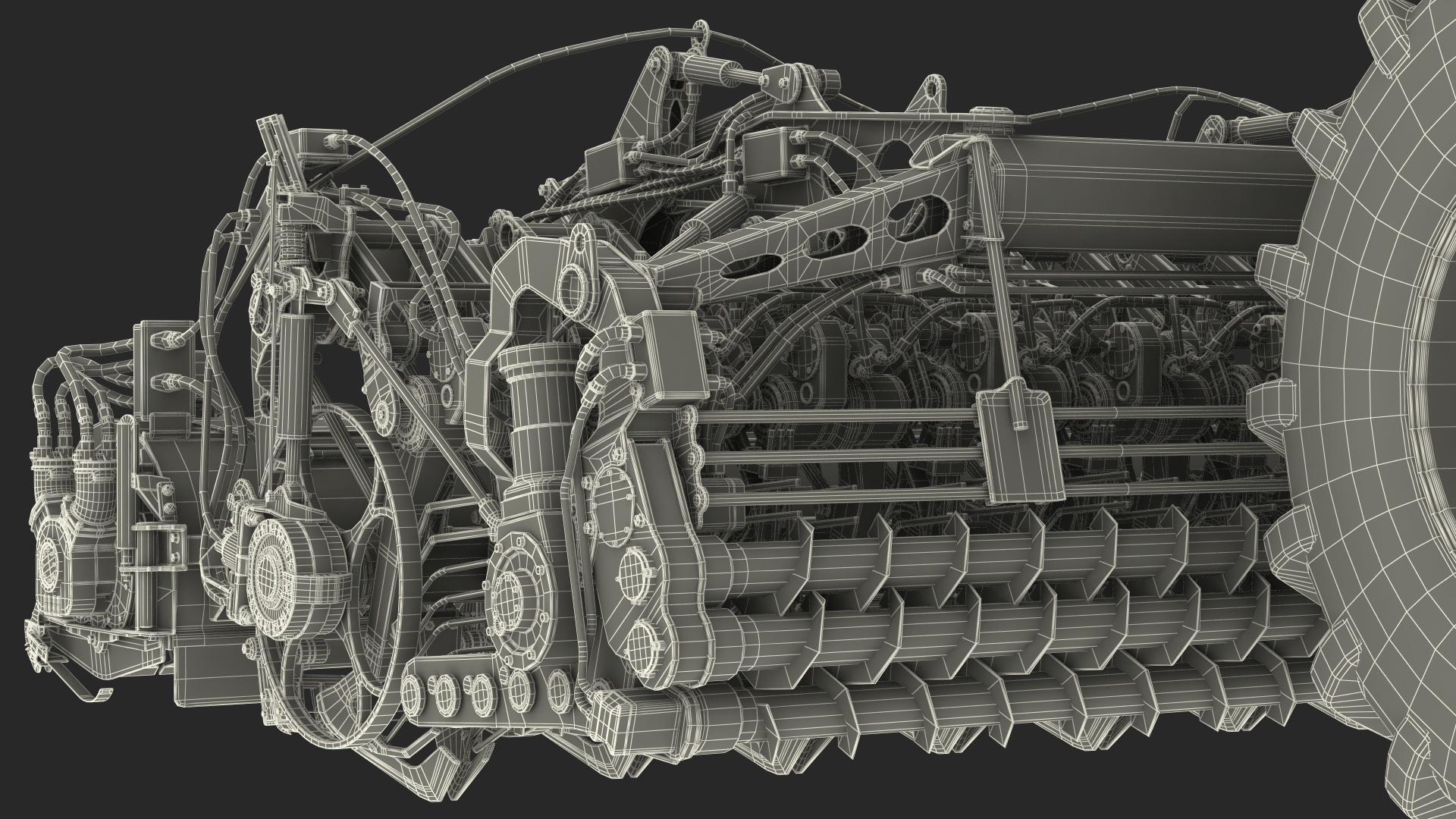 3D model Dirty Beet Harvester HOLMER Terra Dos T4-30 Rigged