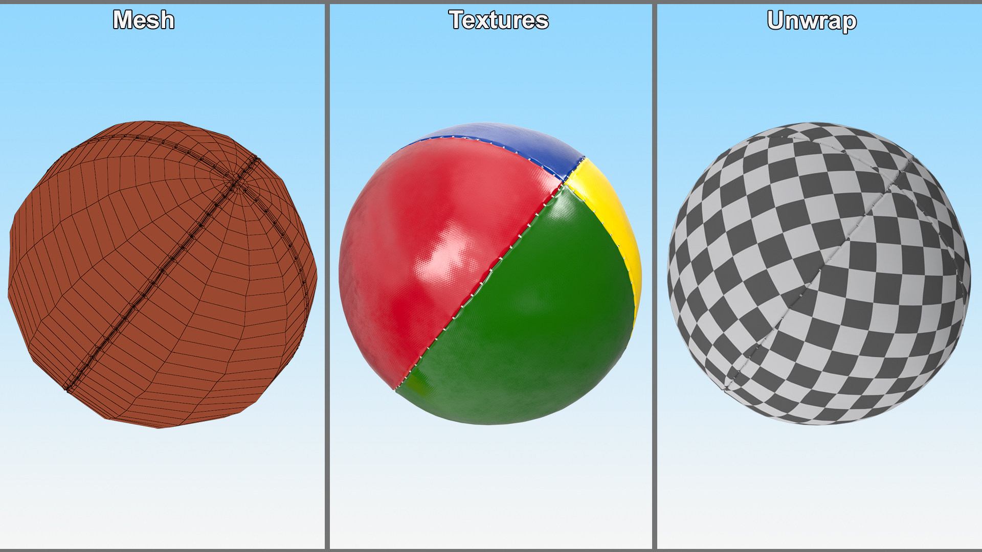 3D model Traditional Juggling Ball