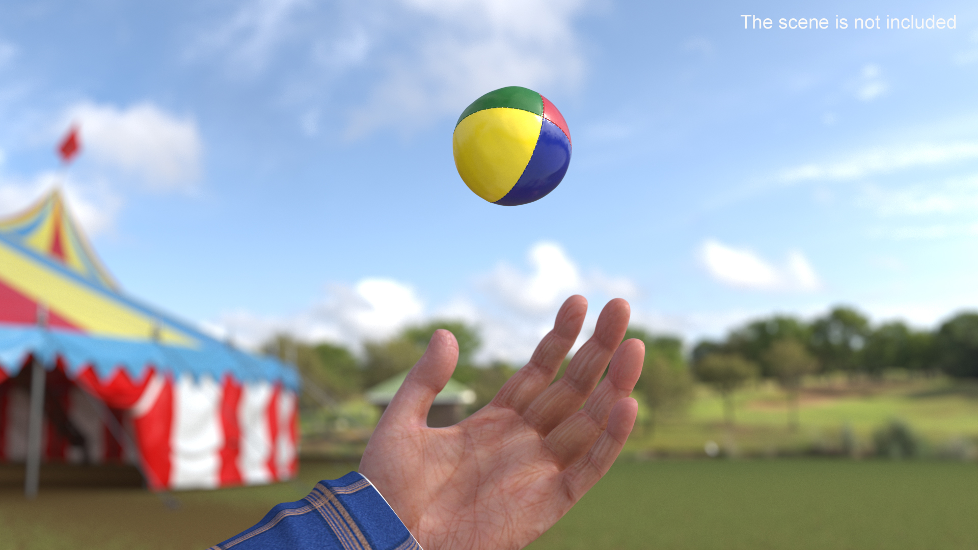 3D model Traditional Juggling Ball