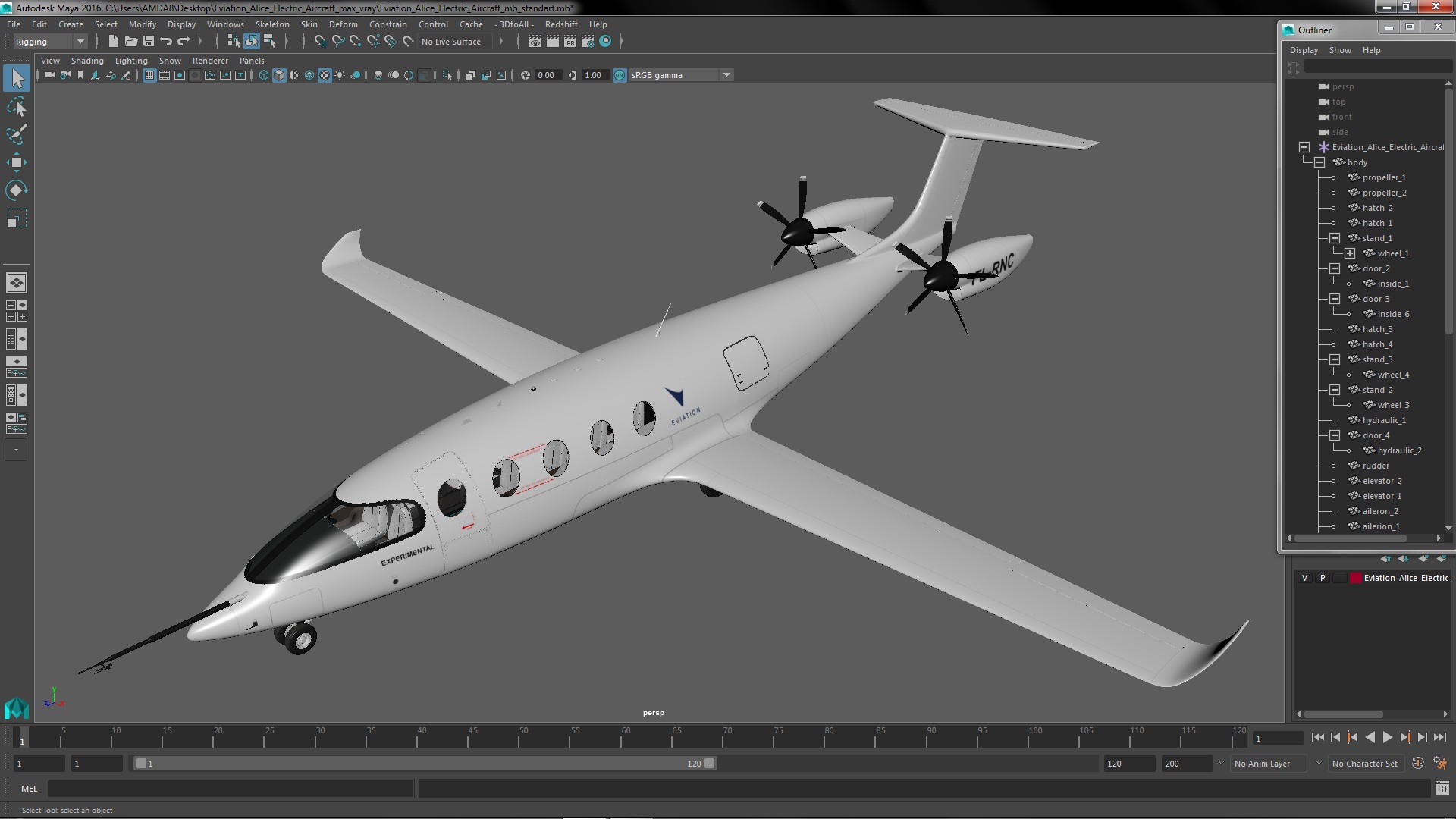 Eviation Alice Electric Aircraft 3D