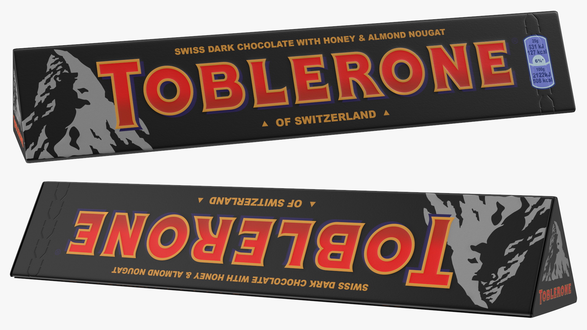 Toblerone Dark Chocolate Package 3D