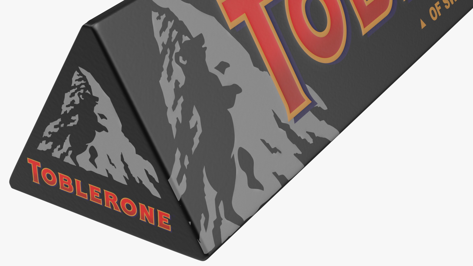 Toblerone Dark Chocolate Package 3D