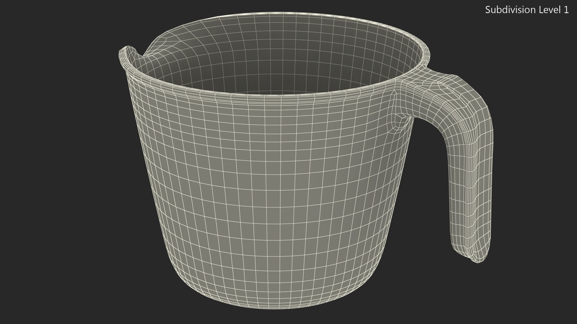 Measuring Cup 250ml 3D model