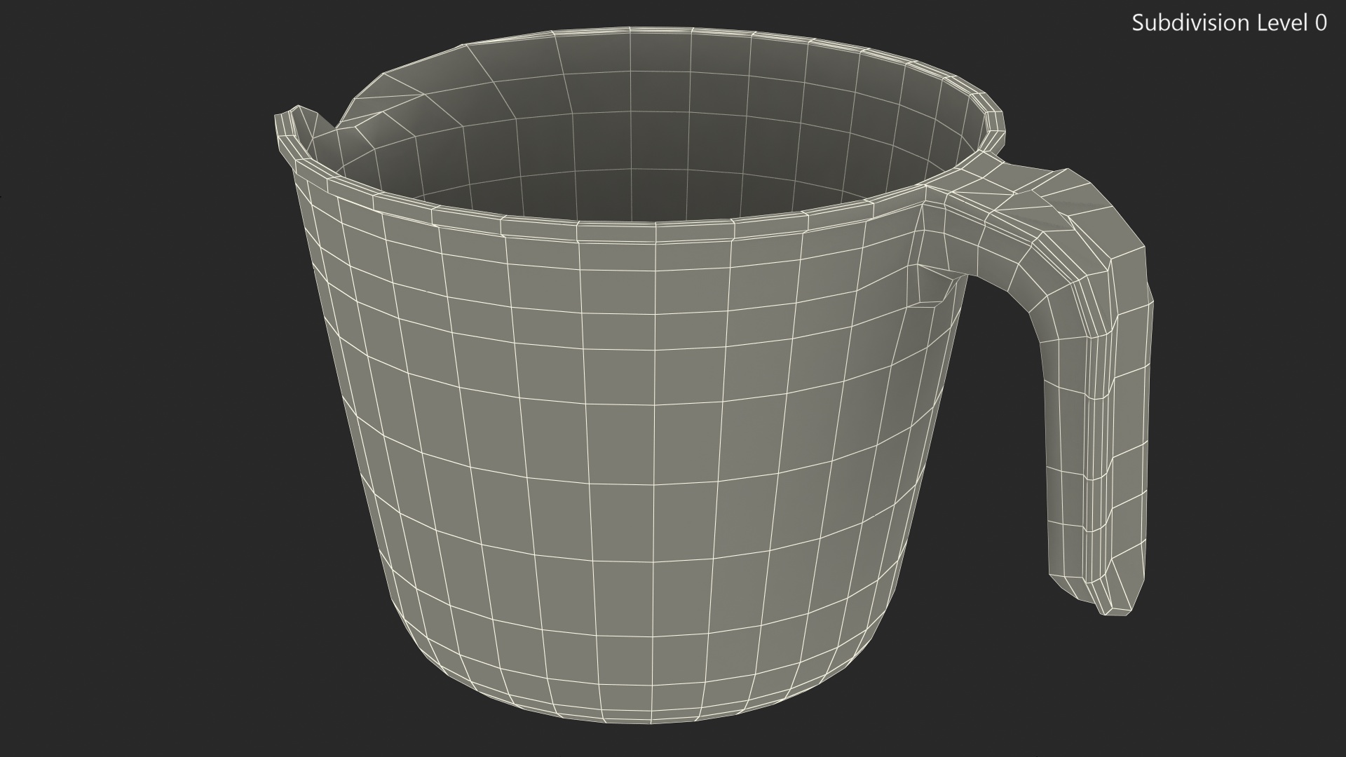 Measuring Cup 250ml 3D model