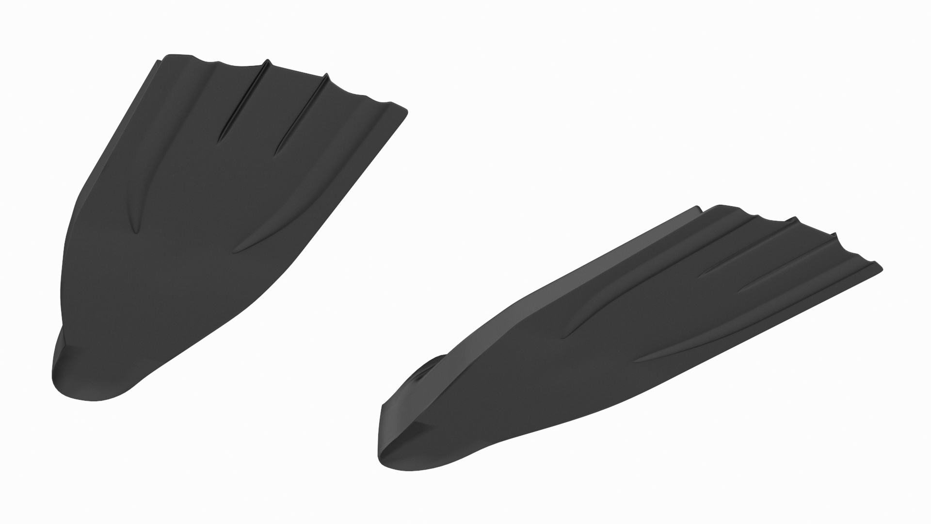 Scuba Diving Fins 3D