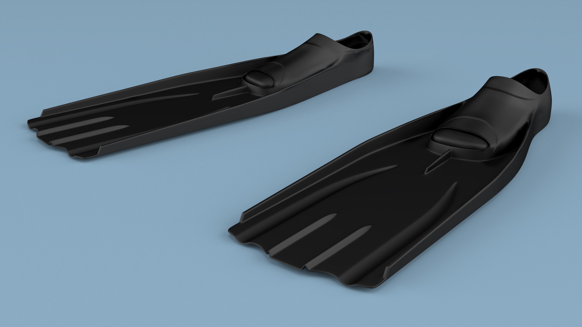 Scuba Diving Fins 3D