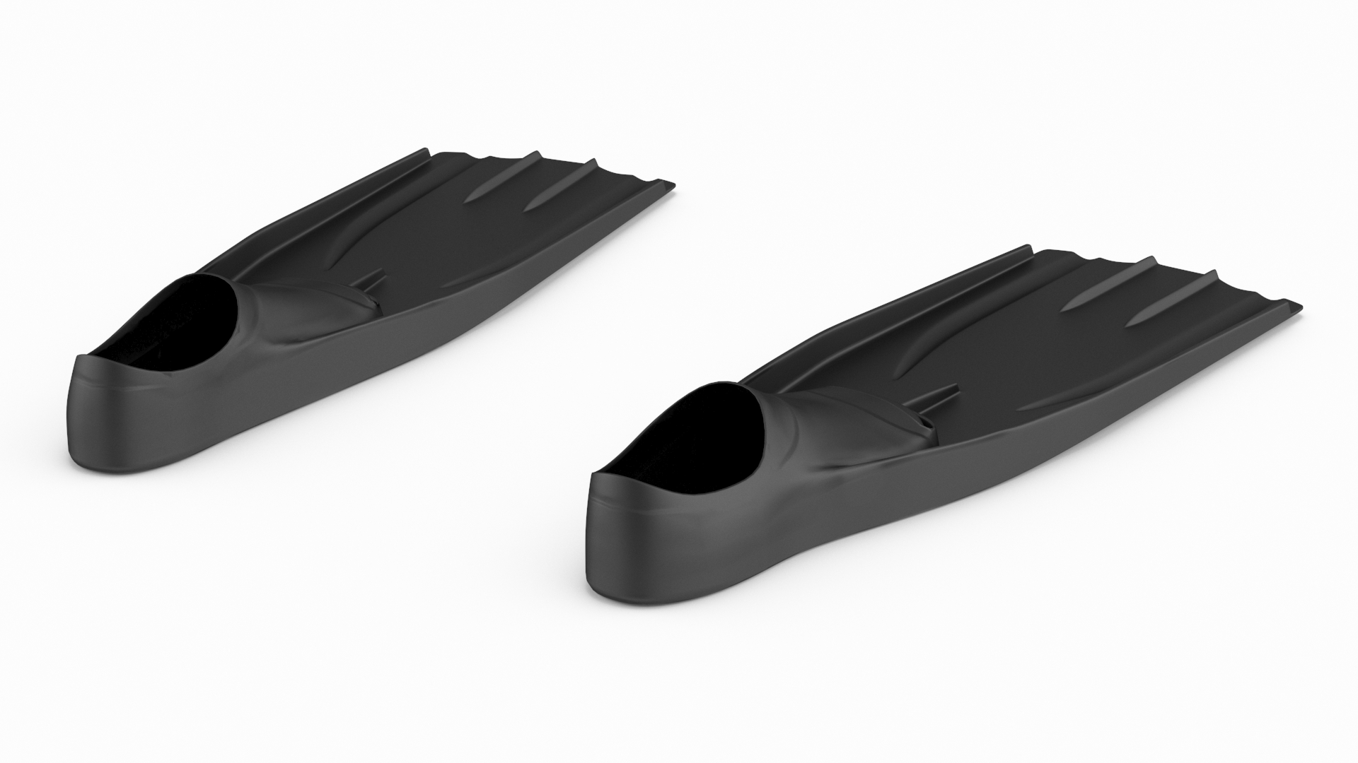 Scuba Diving Fins 3D