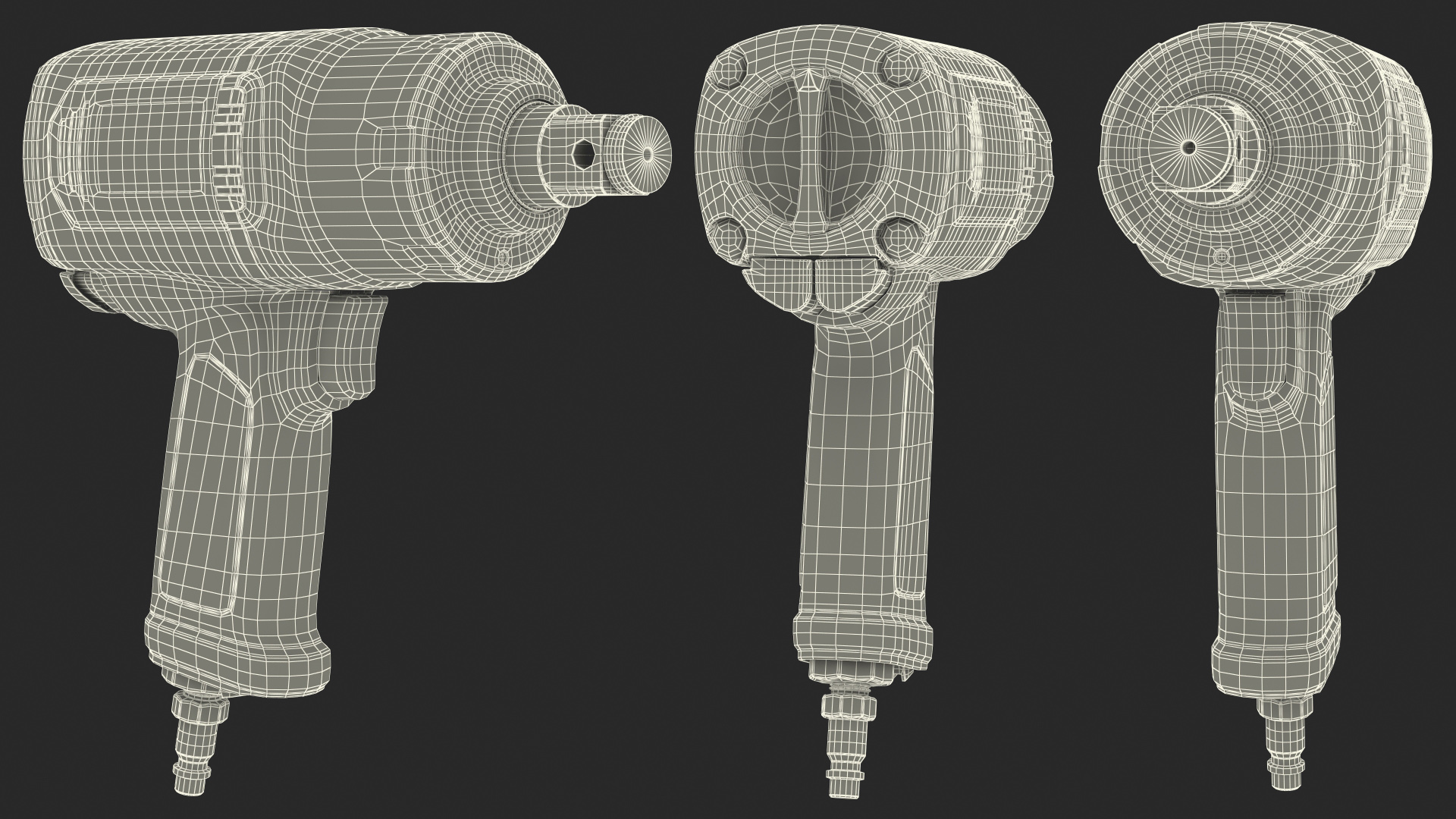 3D Vigor Air Impact Wrench model