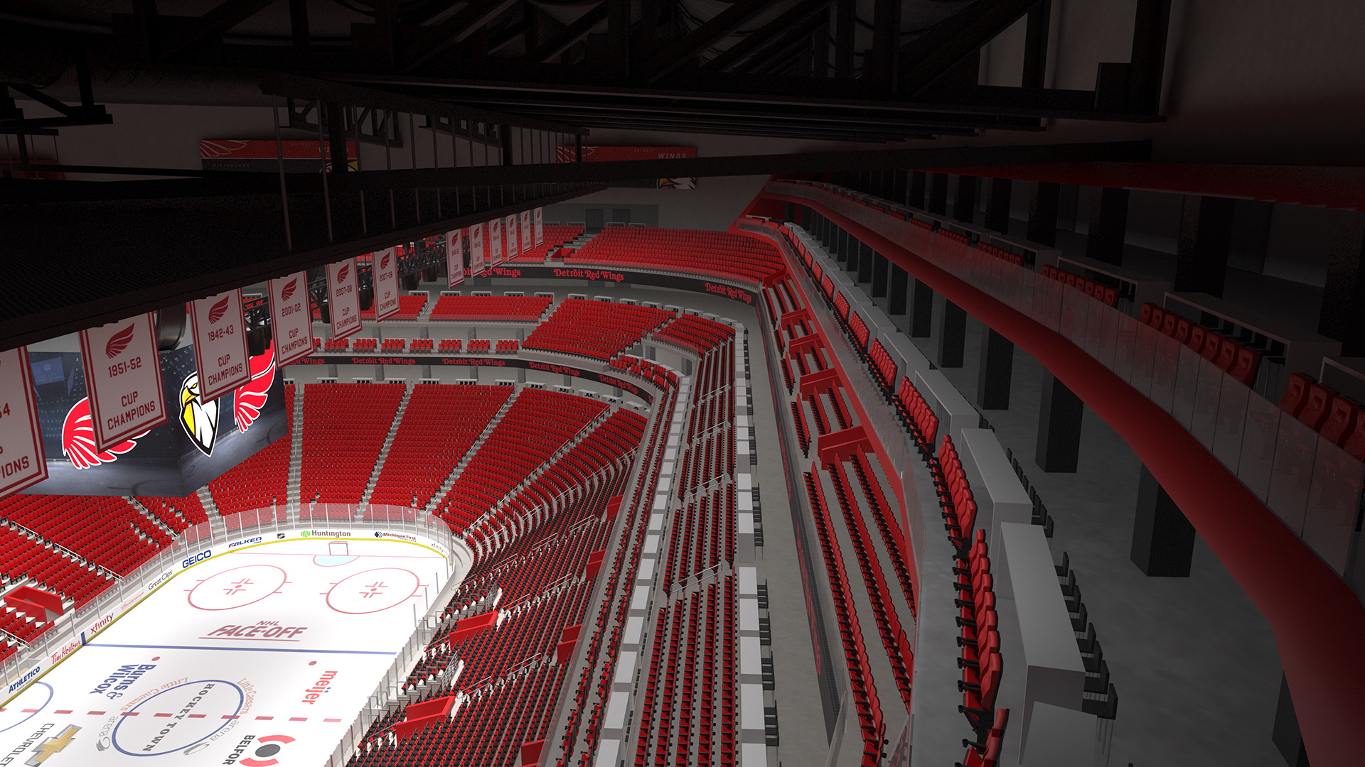 NHL Arena 3D model