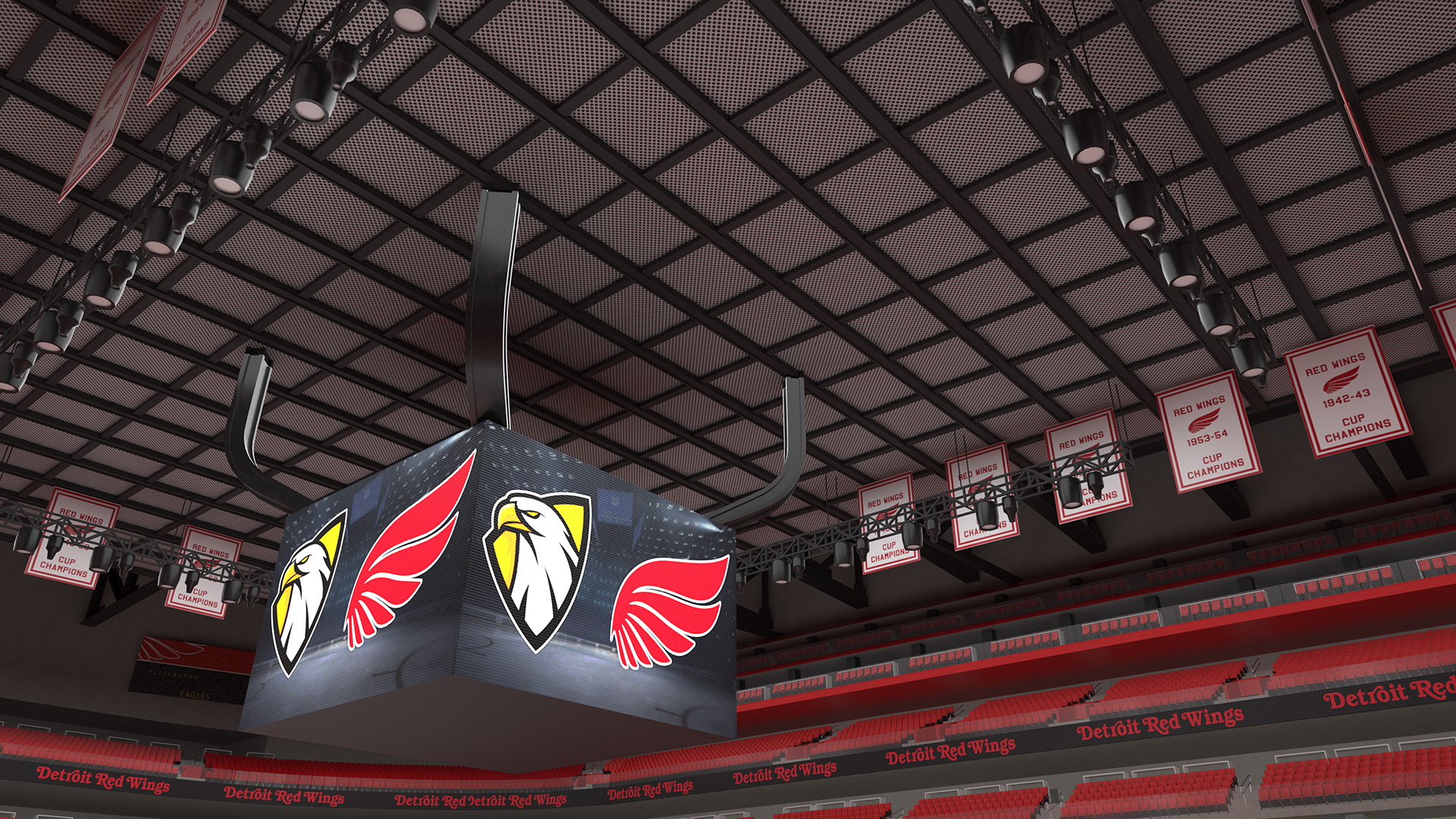 NHL Arena 3D model