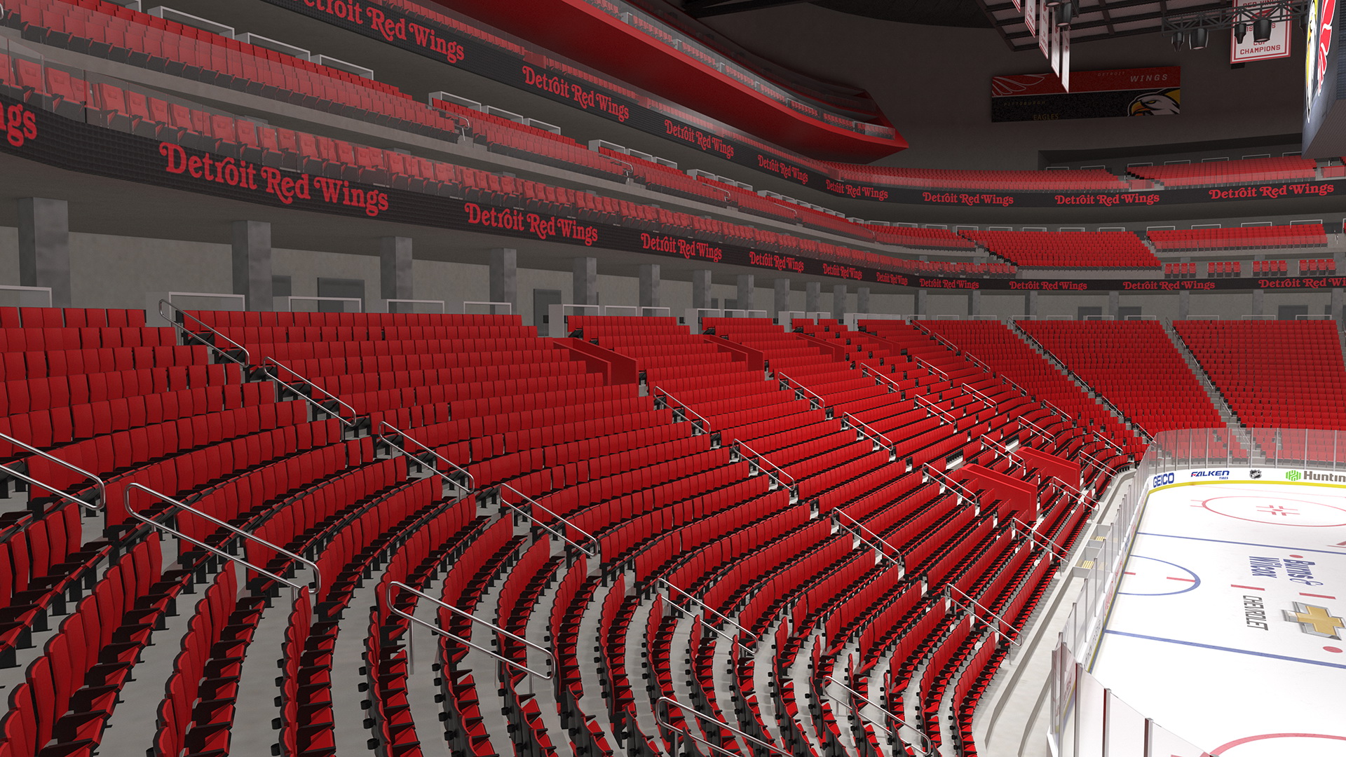 NHL Arena 3D model