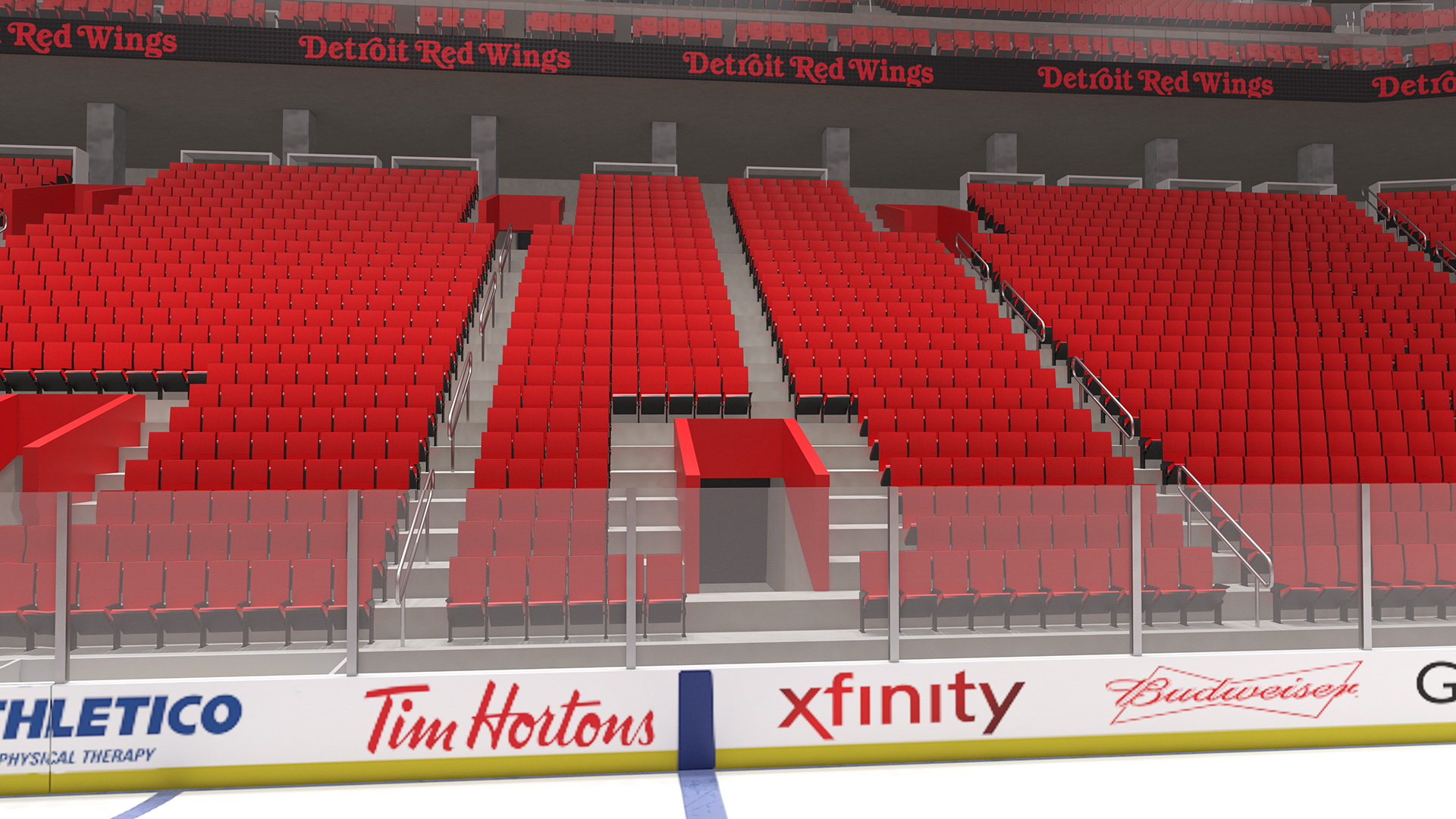 NHL Arena 3D model