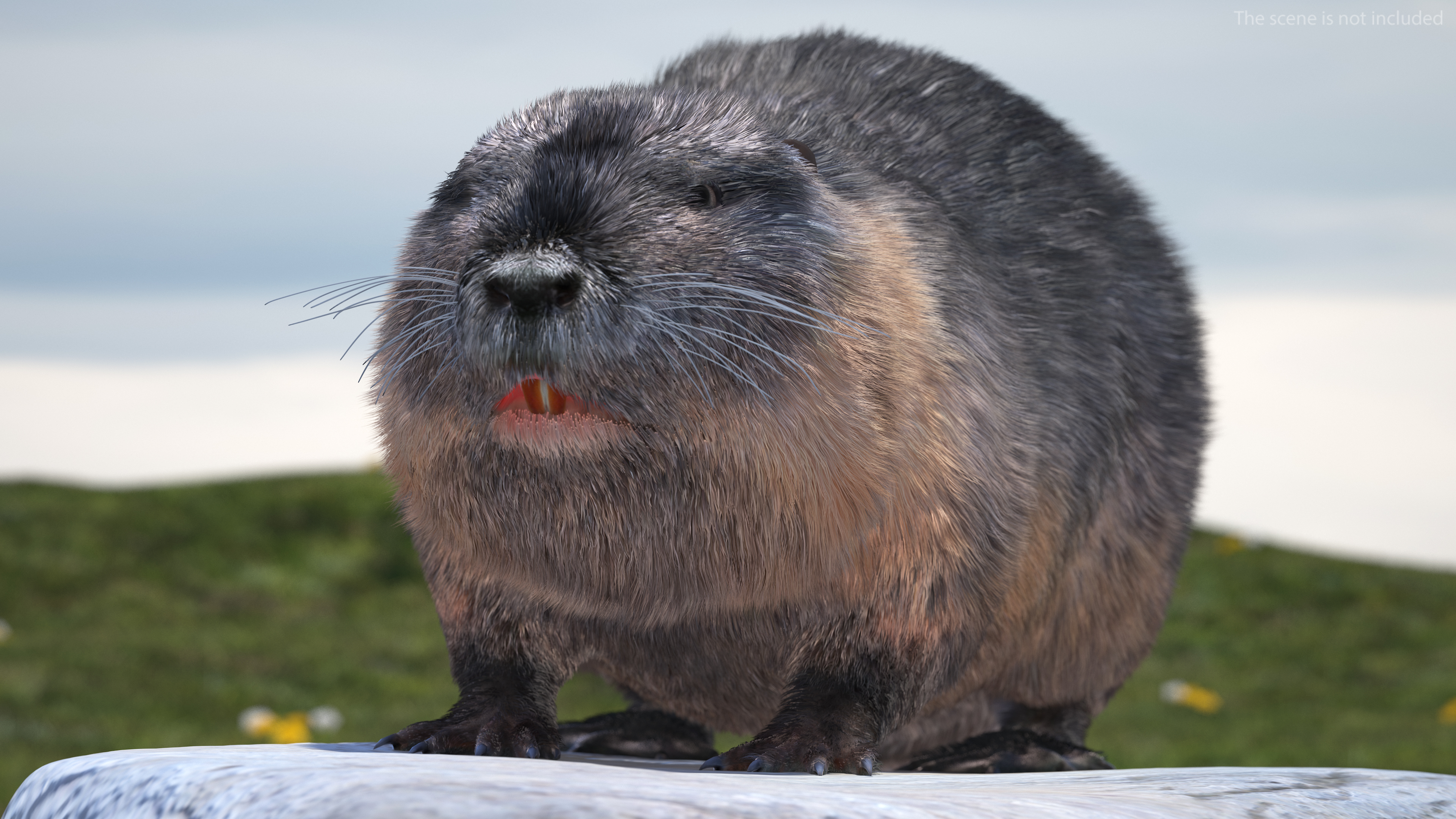 3D model Nutria Fur