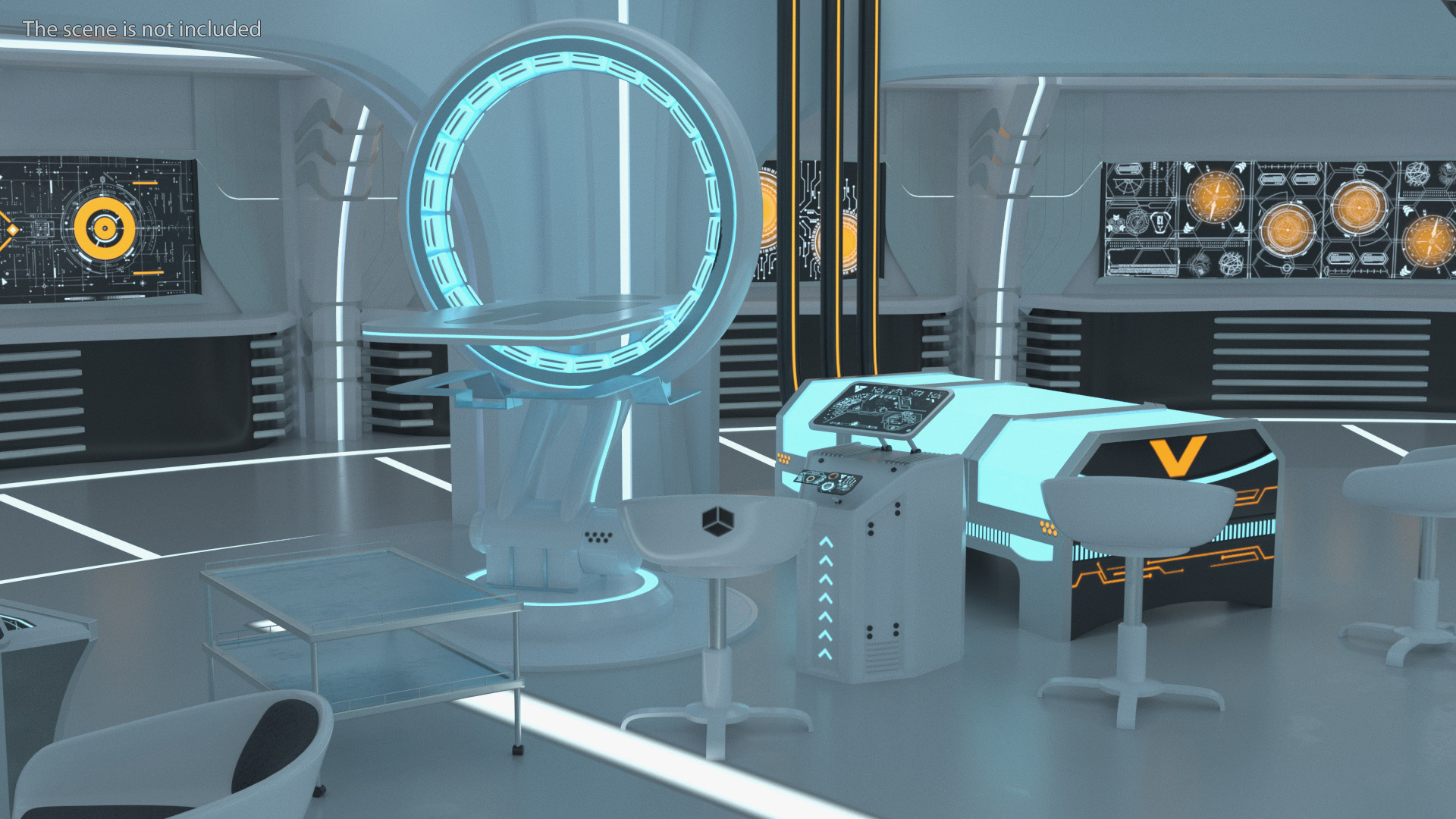 Futuristic Medical Lab 3D