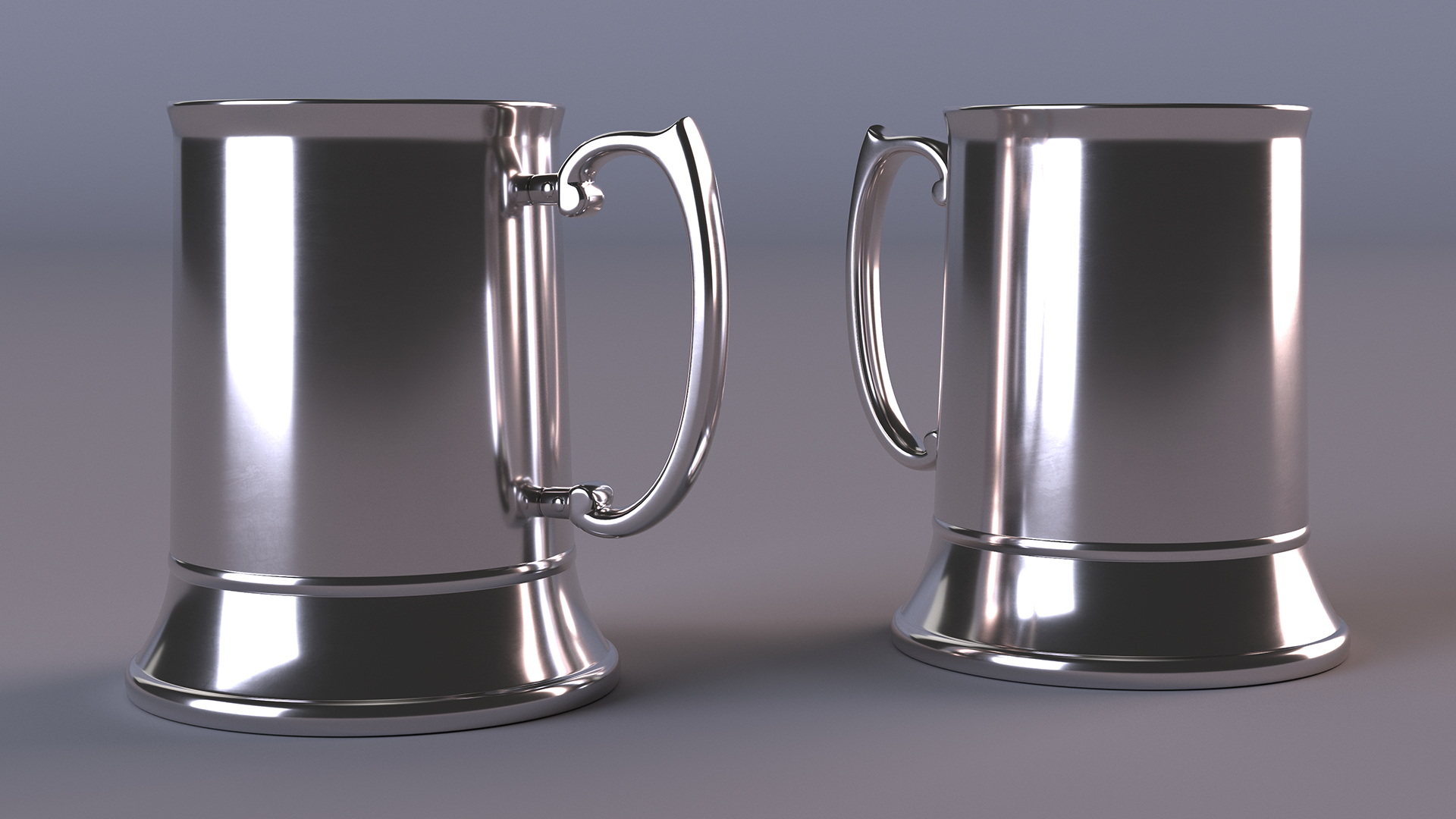 Stainless Steel Beer Mug 3D model