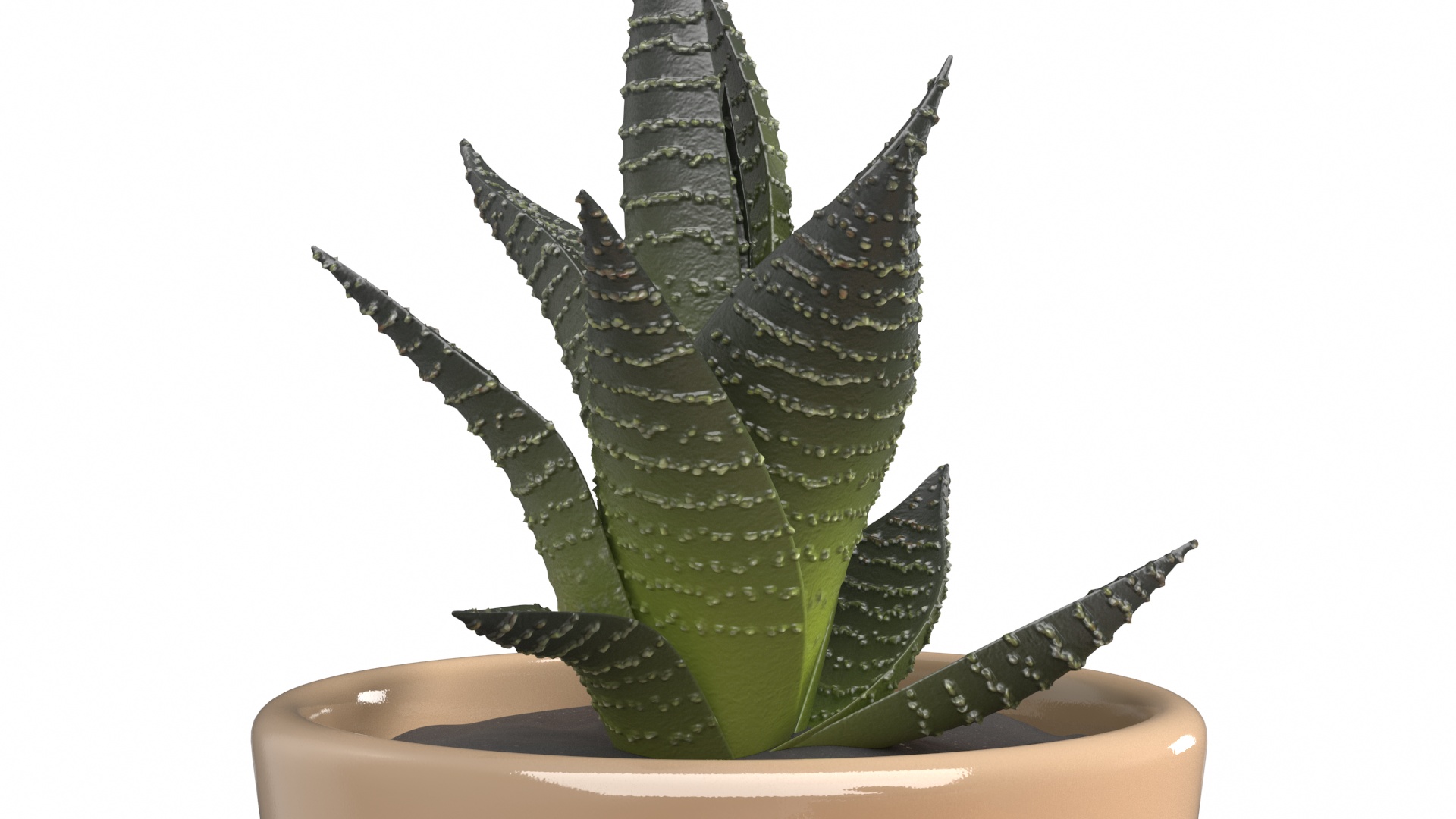 3D model Sagaform Double Herb Pot Beige