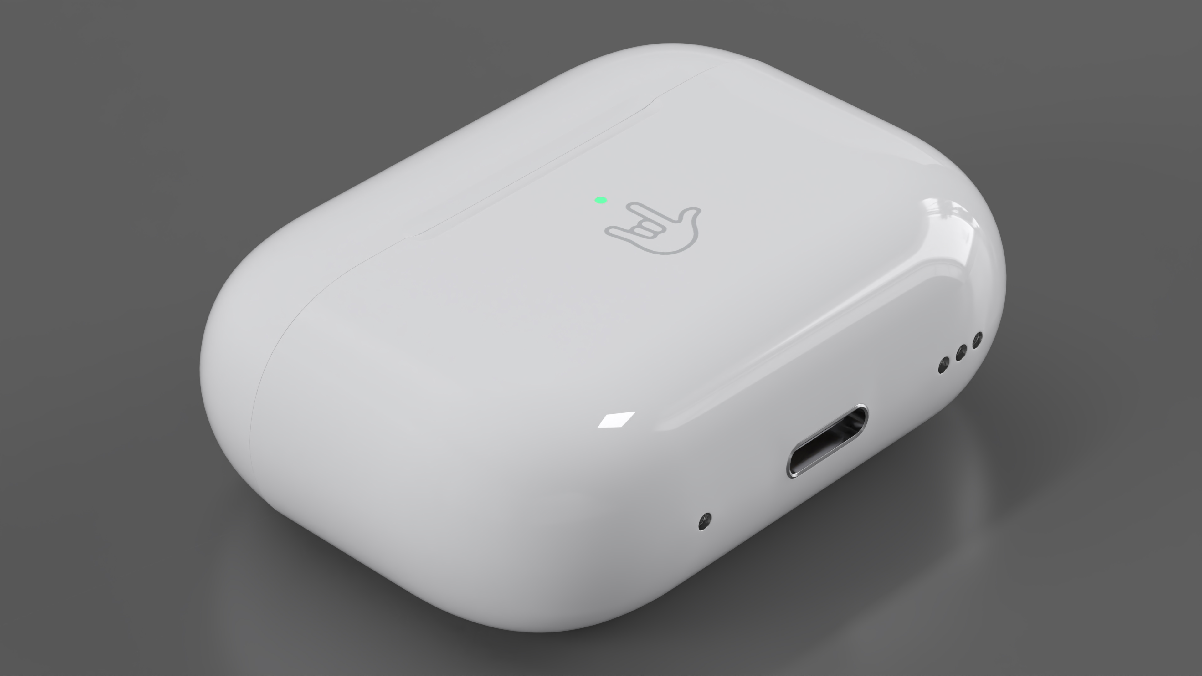 3D model Apple AirPods Pro 2 USB-C