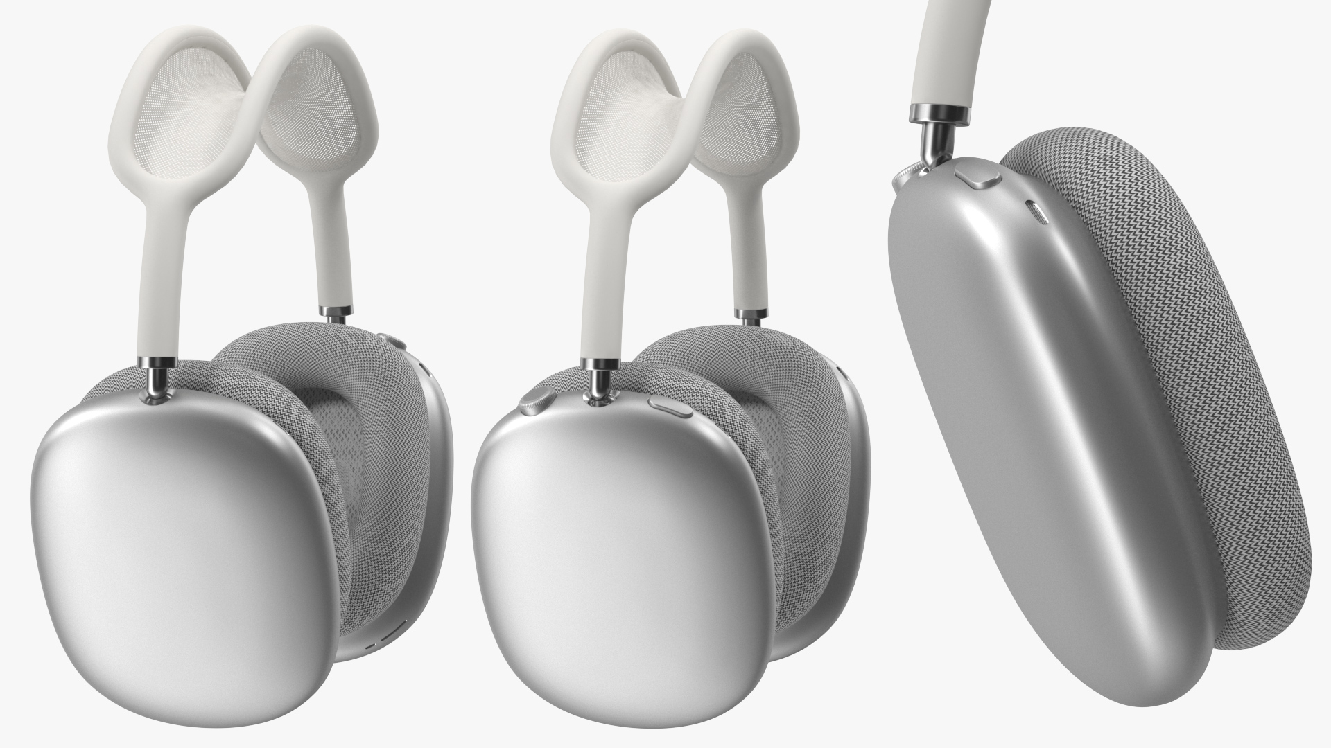 AirPods Max Headphones Silver 3D model