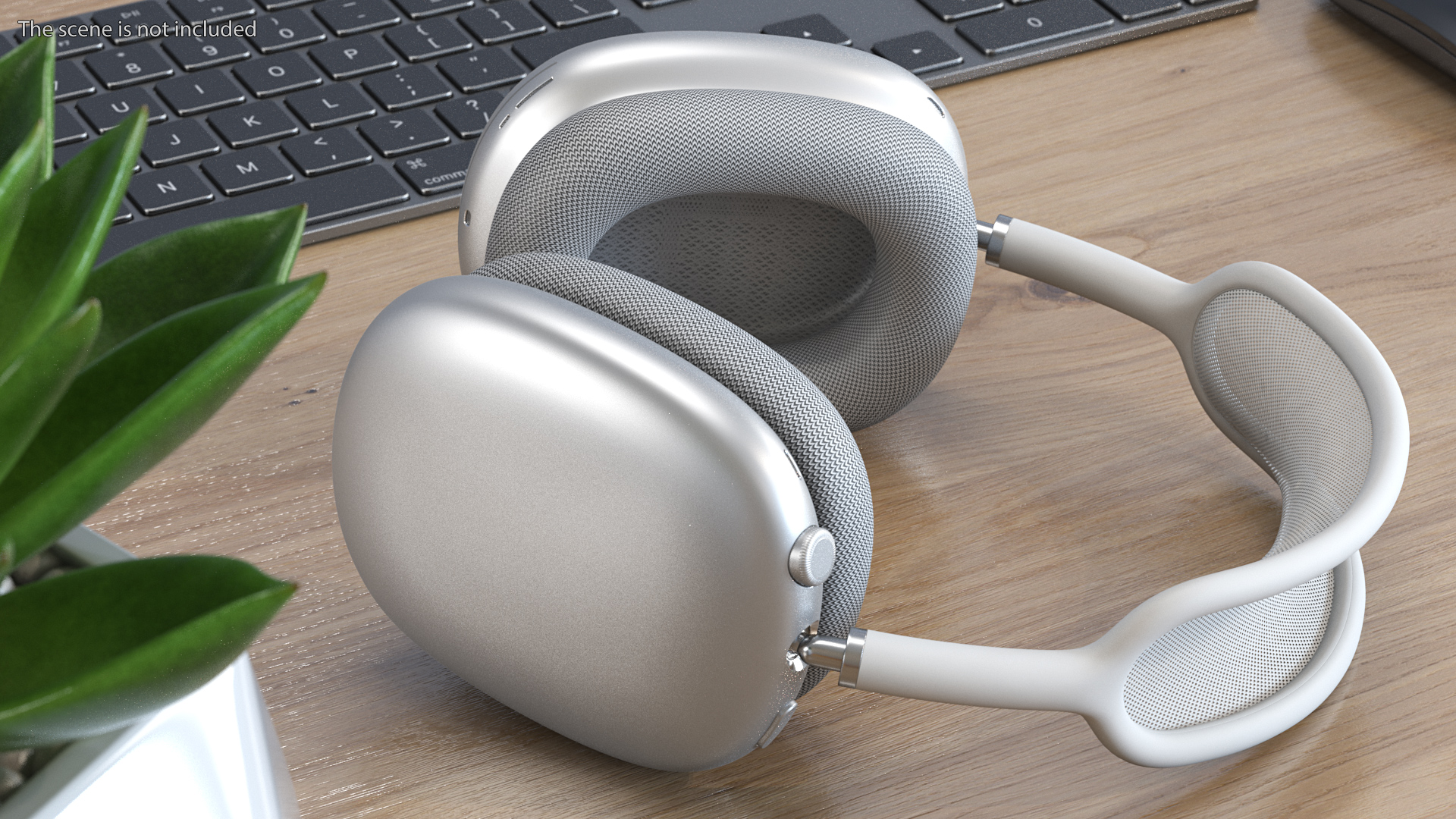 AirPods Max Headphones Silver 3D model