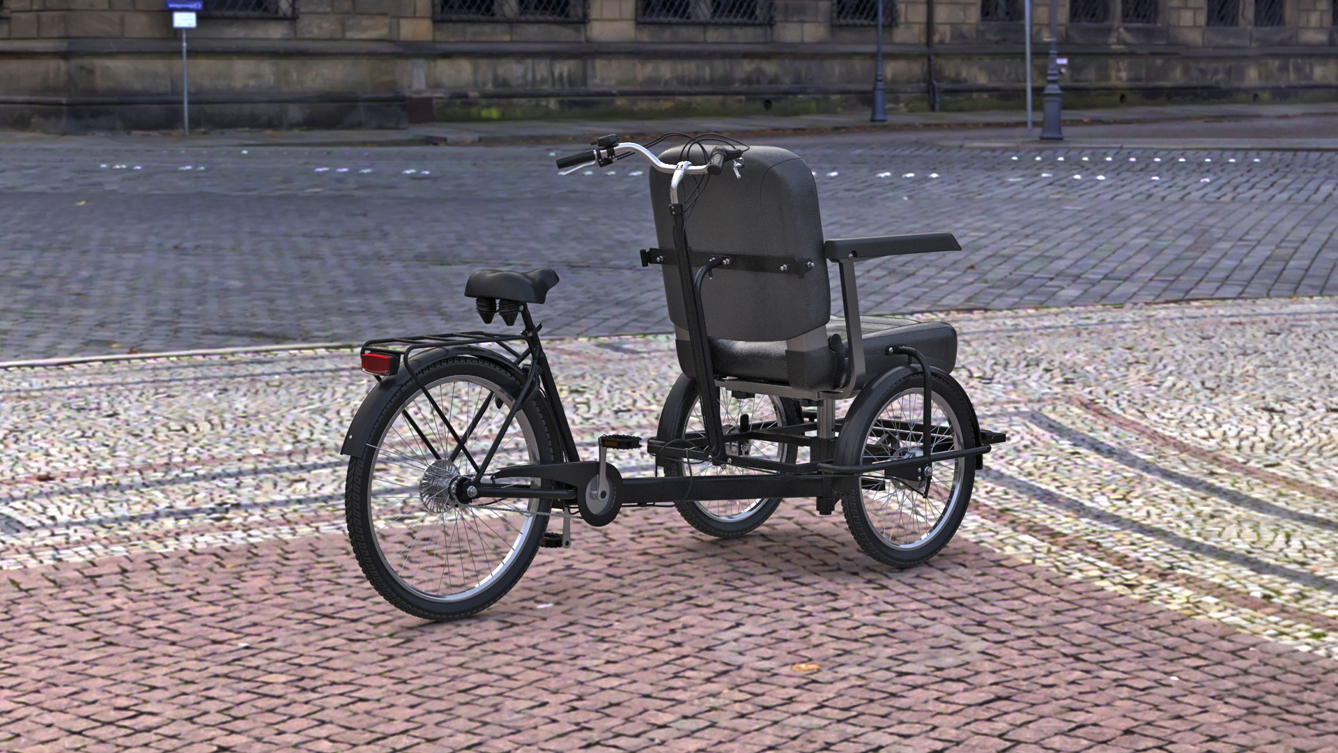 Cycle Rickshaw 3D model