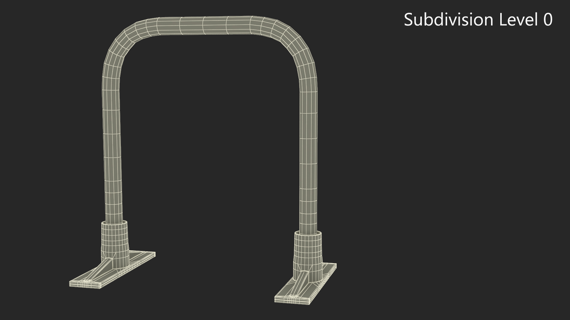 3D Soccer Training Passing Arc Forza model