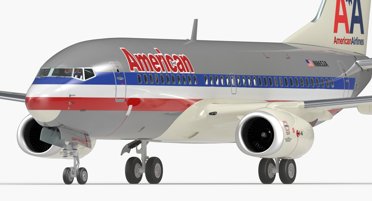 Boeing 737 700 American Airlines 3D