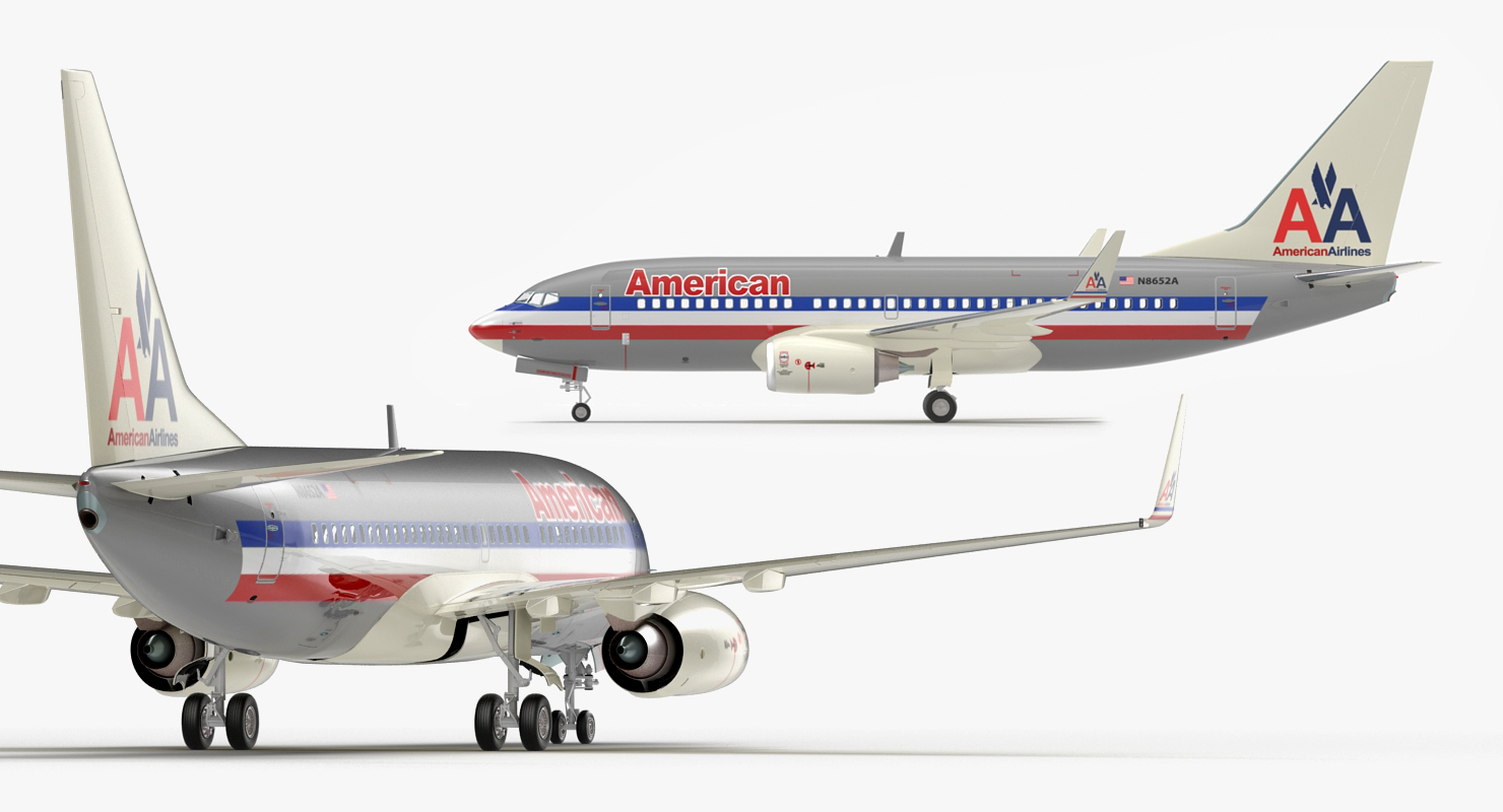 Boeing 737 700 American Airlines 3D