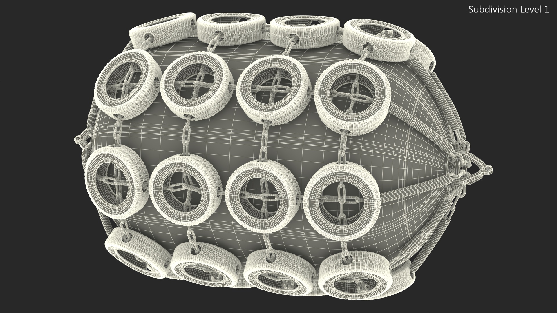 3D Pneumatic Ship Fender