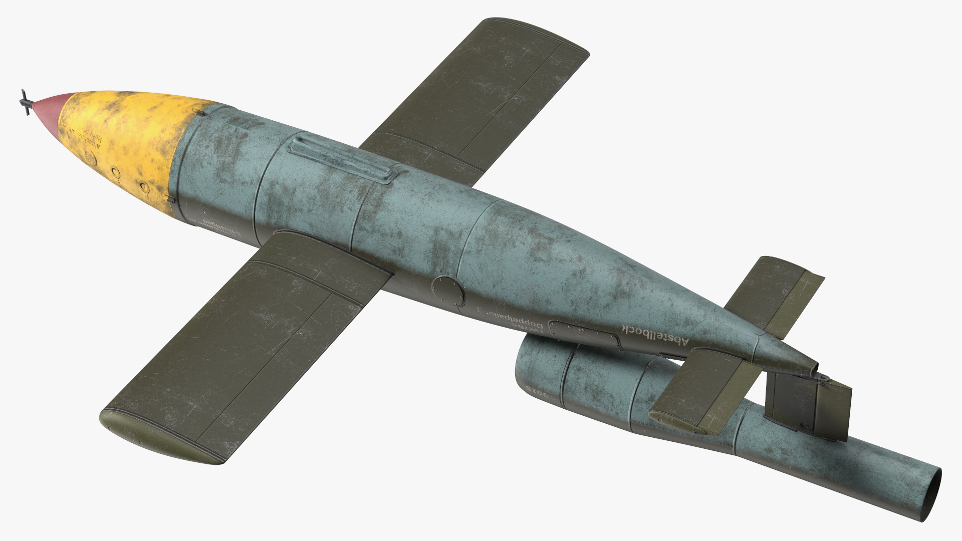 3D German WW2 Vergeltungswaffe 1 Flying Bomb